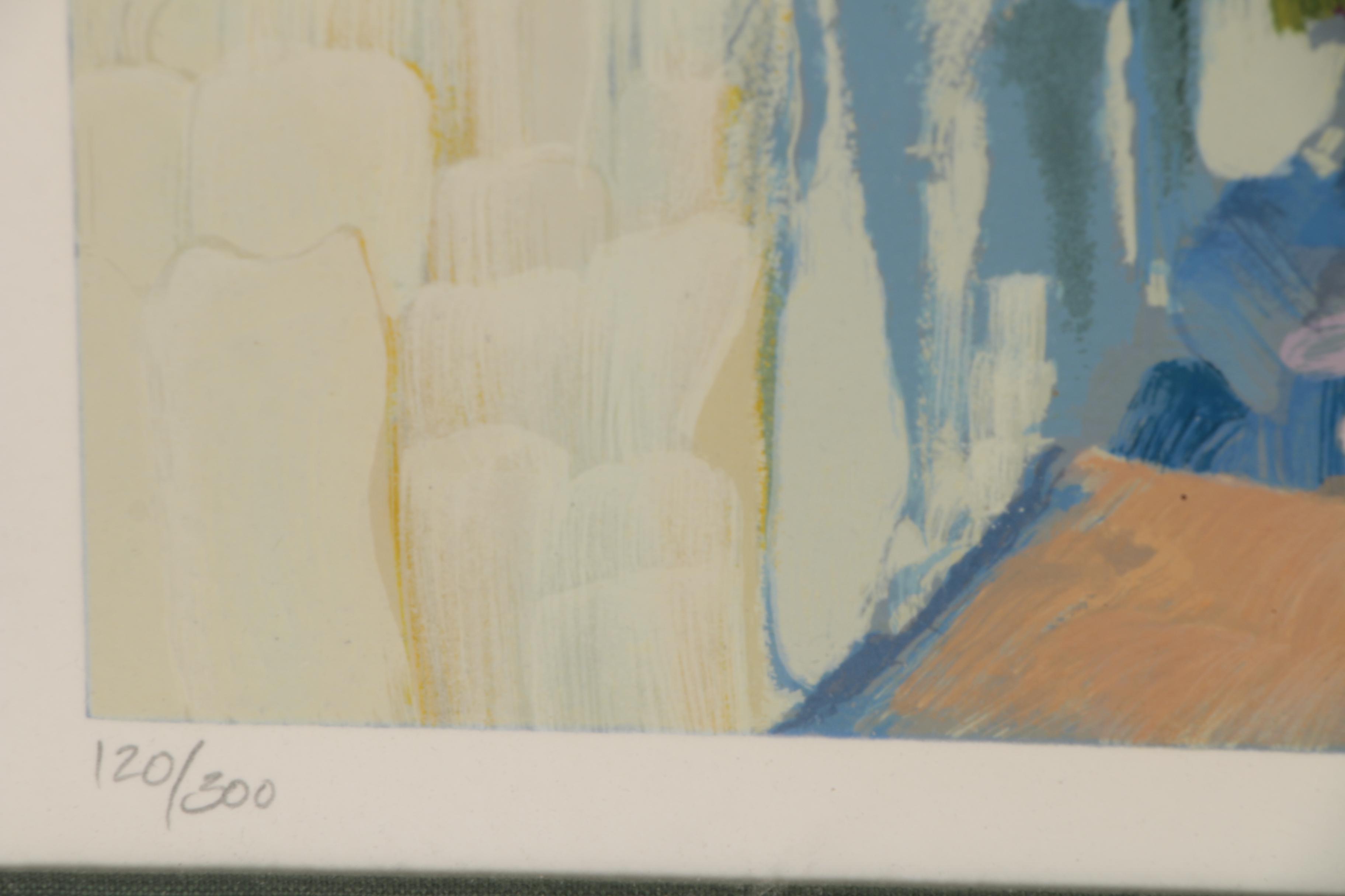 Howard Behrens Mediterranean Serigraph "Isle of Capri"