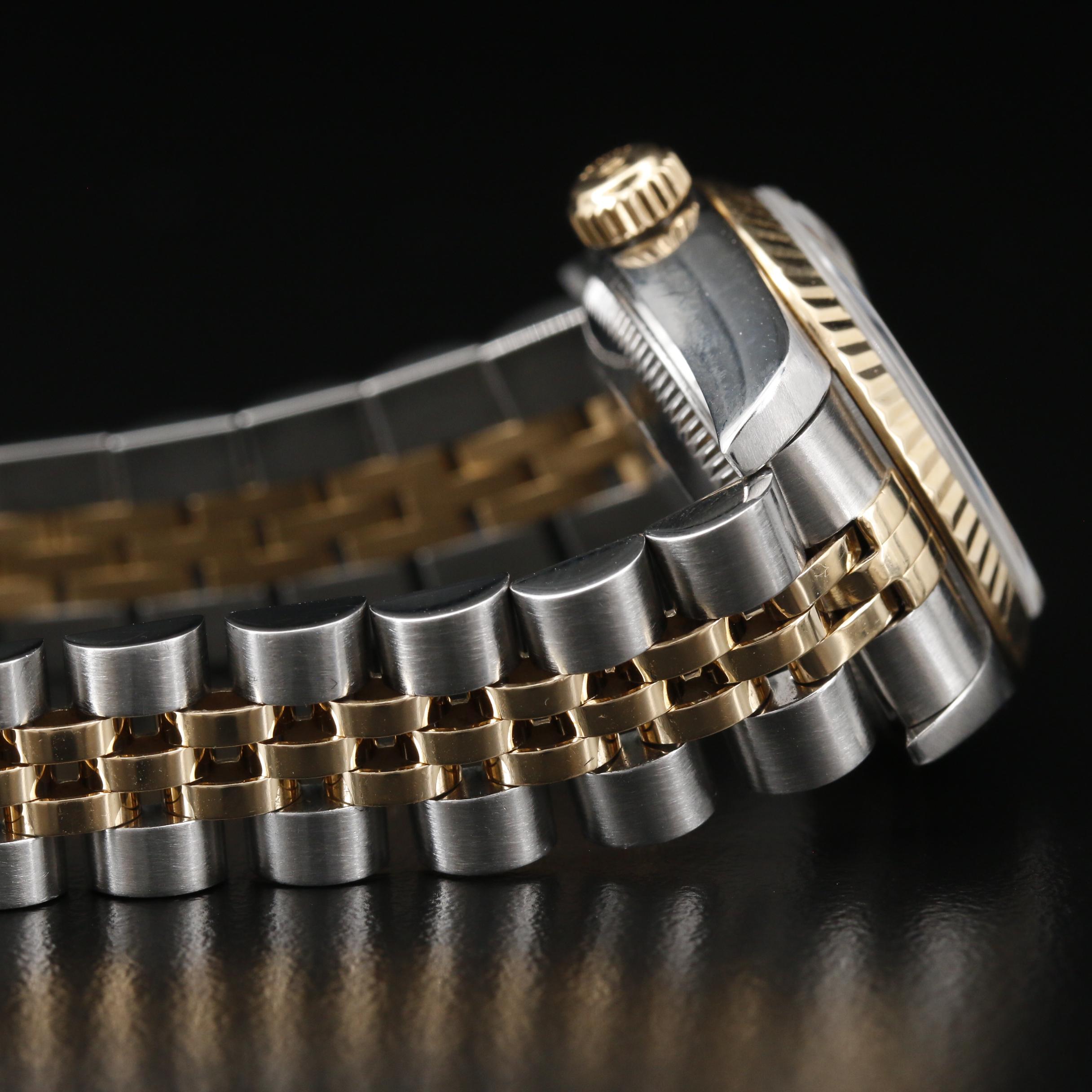 1997 Rolex Datejust Jubilee Dial 18K and Stainless Steel Automatic Watch