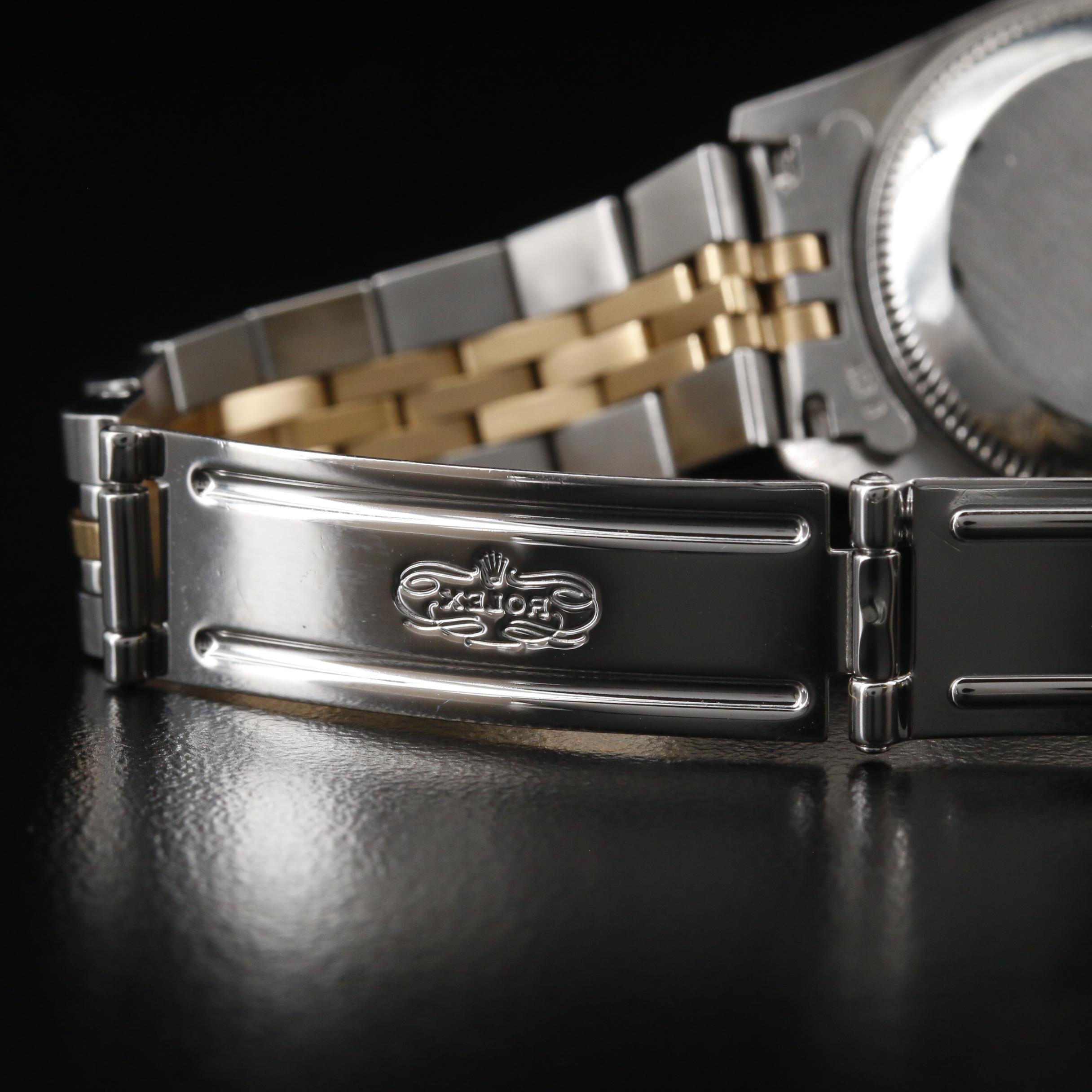 1997 Rolex Datejust Jubilee Dial 18K and Stainless Steel Automatic Watch