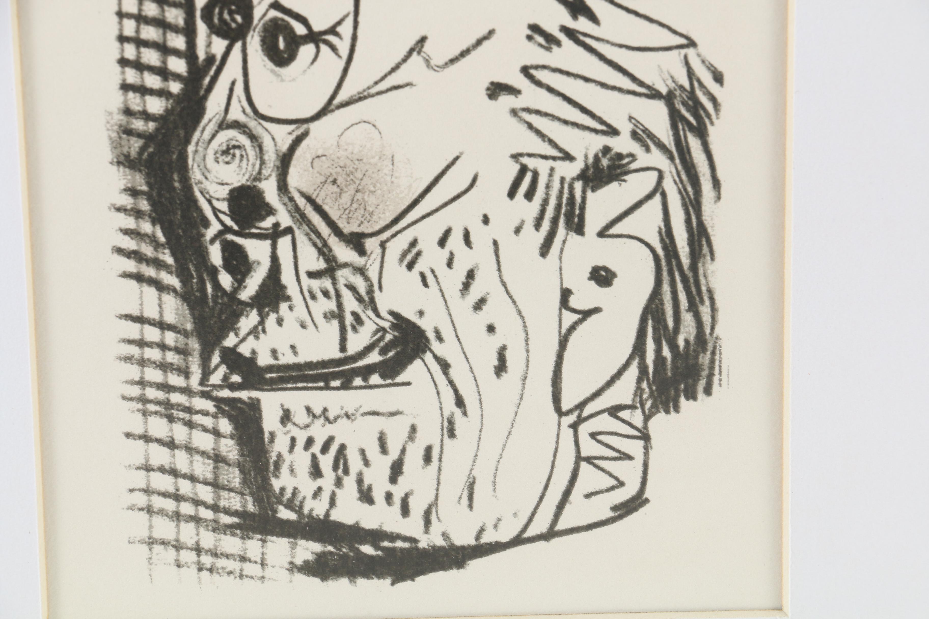 Pablo Picasso Lithograph from "Le Goût du Bonheur", 1970