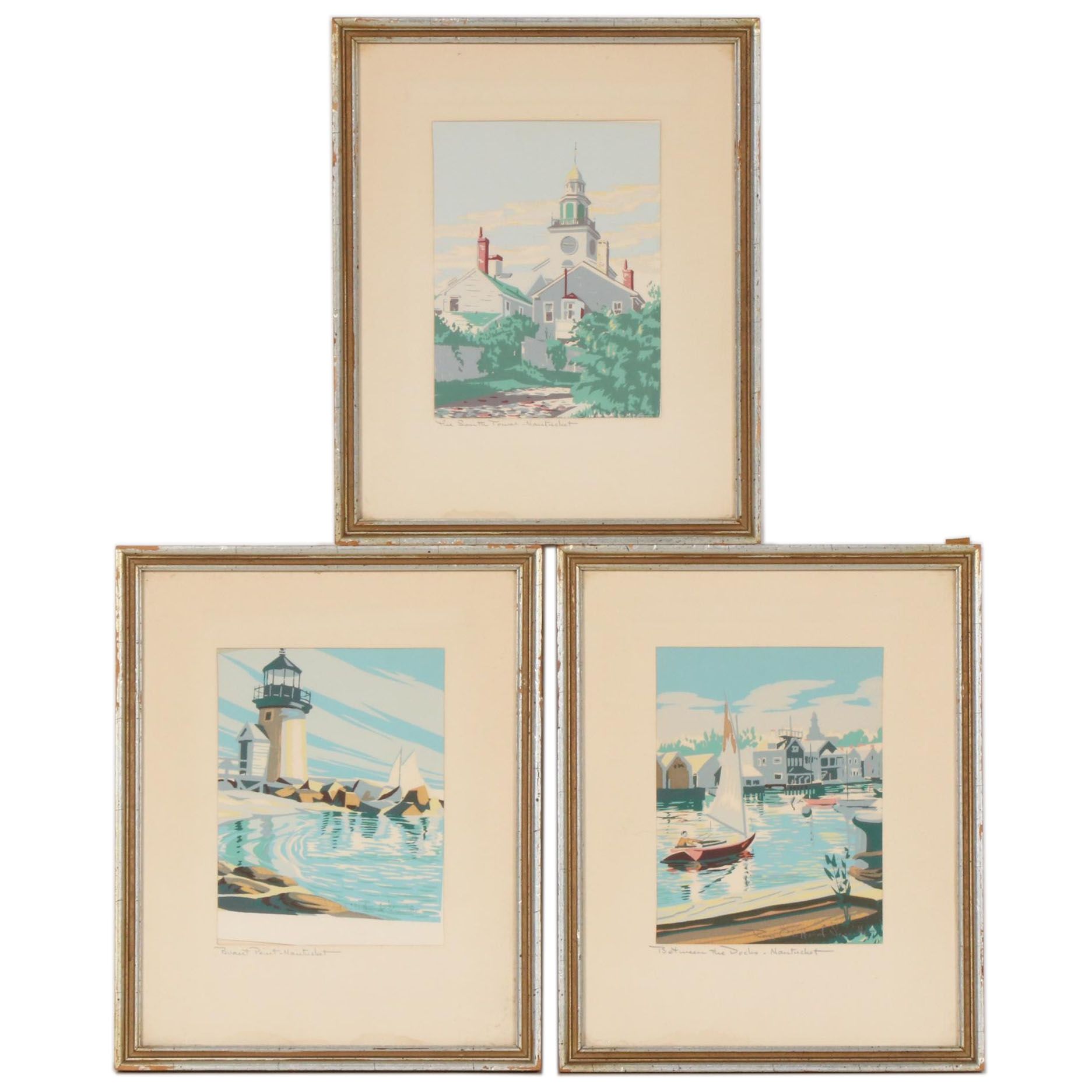 Roy Clifford Smith Serigraphs of Nantucket