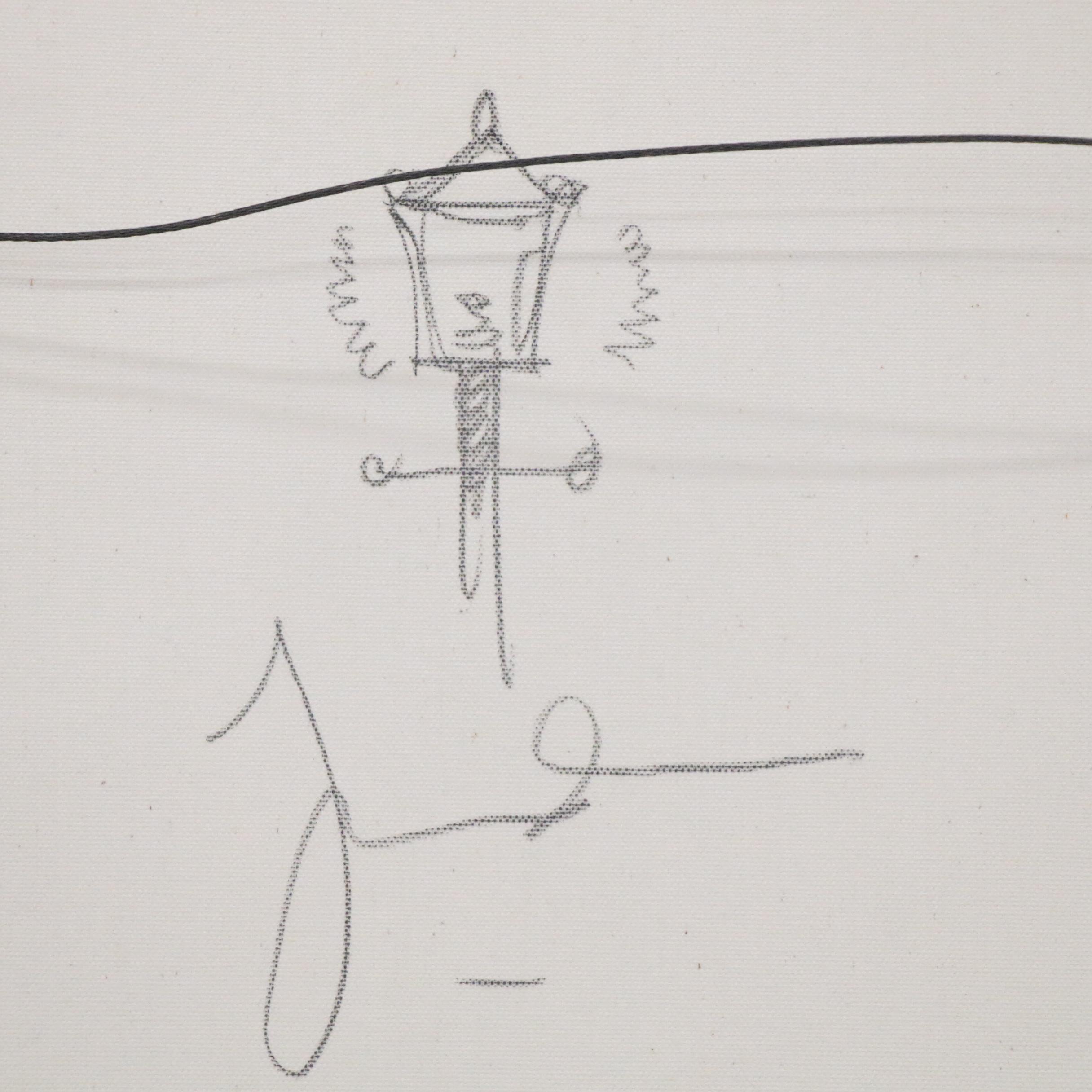 Thomas Kinkade Hand Embellished Offset Lithograph "The Mountain Chapel", 1998