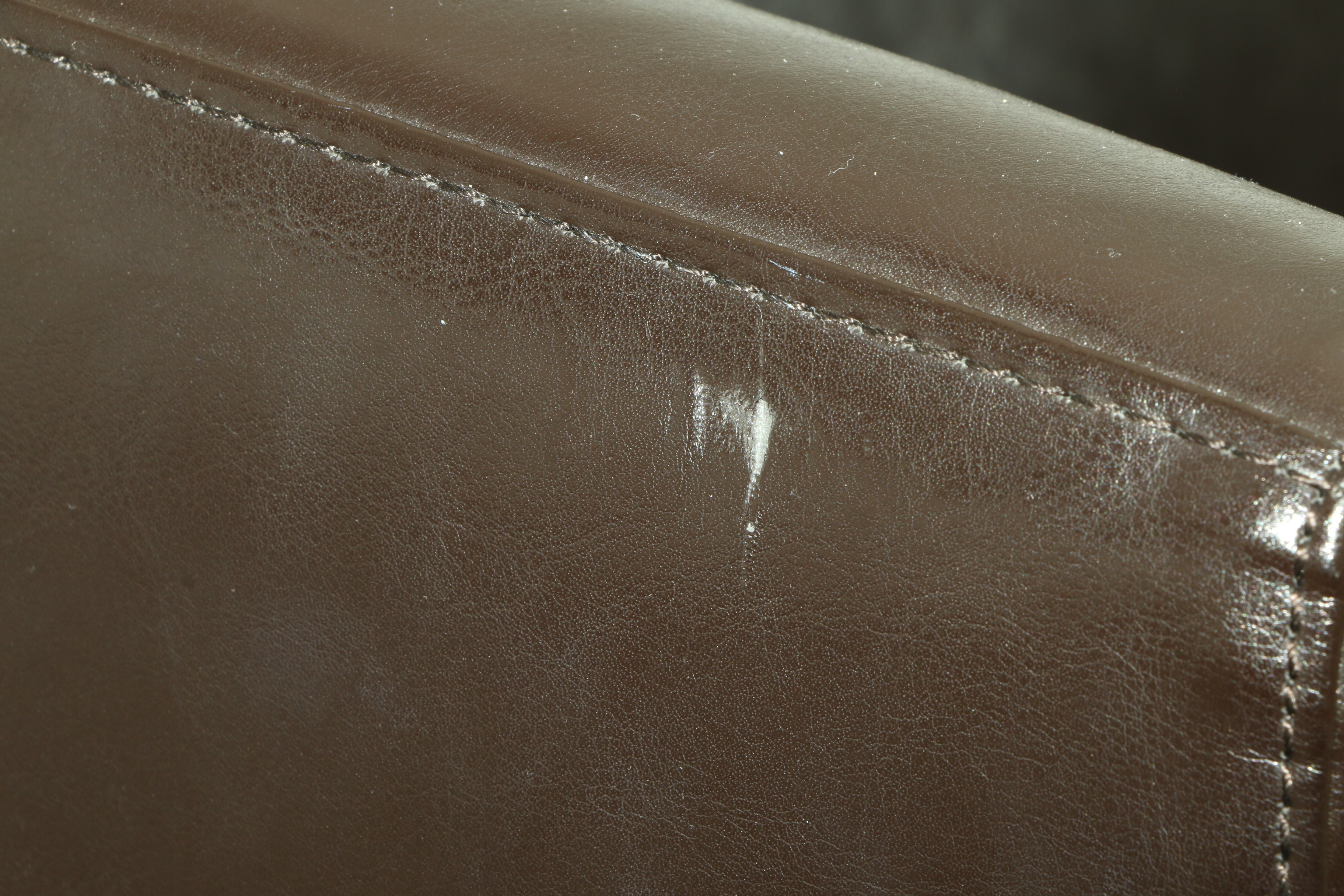 Contemporary Leather Upholstered Barrel Armchair