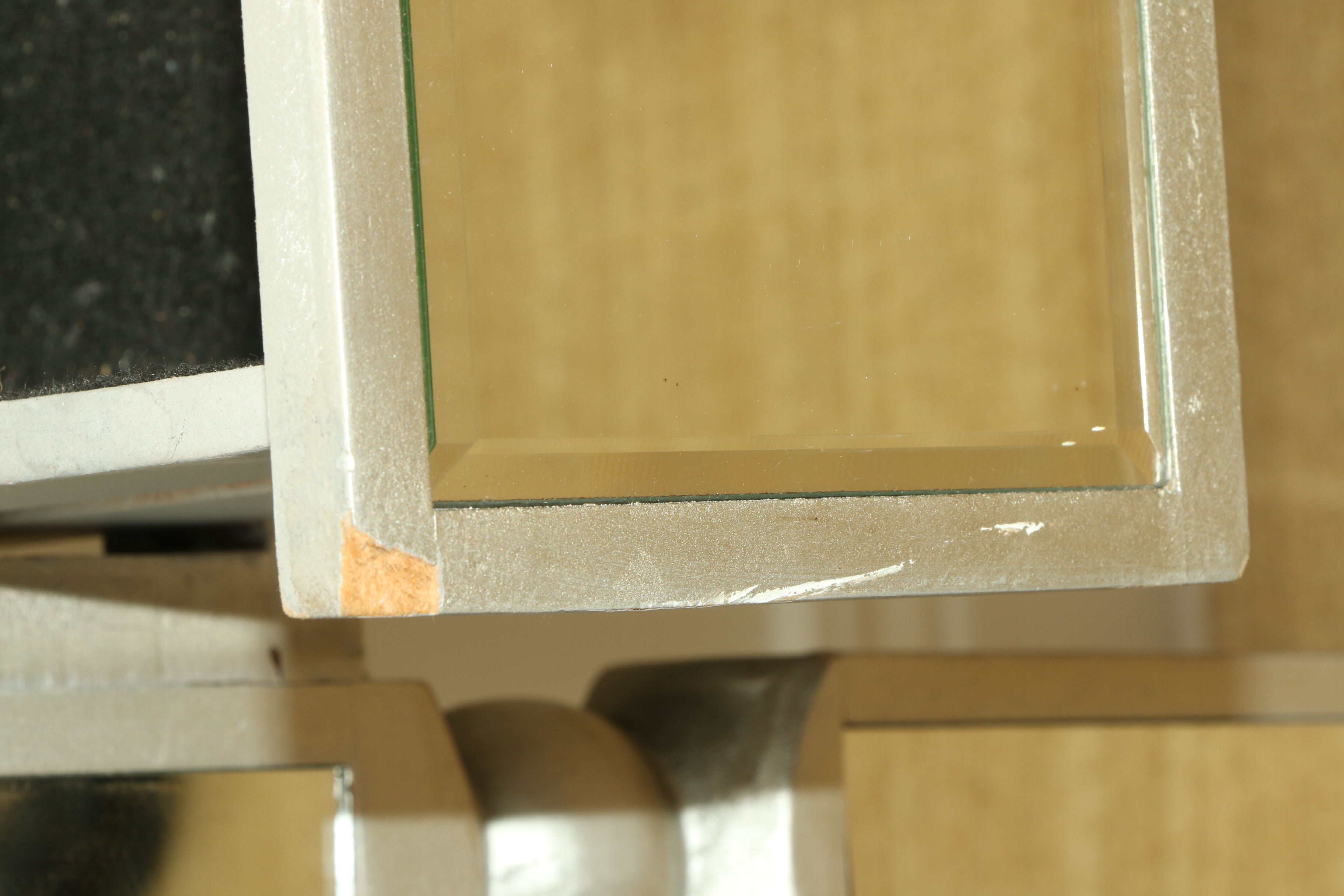 Garden Ridge Mirrored Accent Table, Contemporary