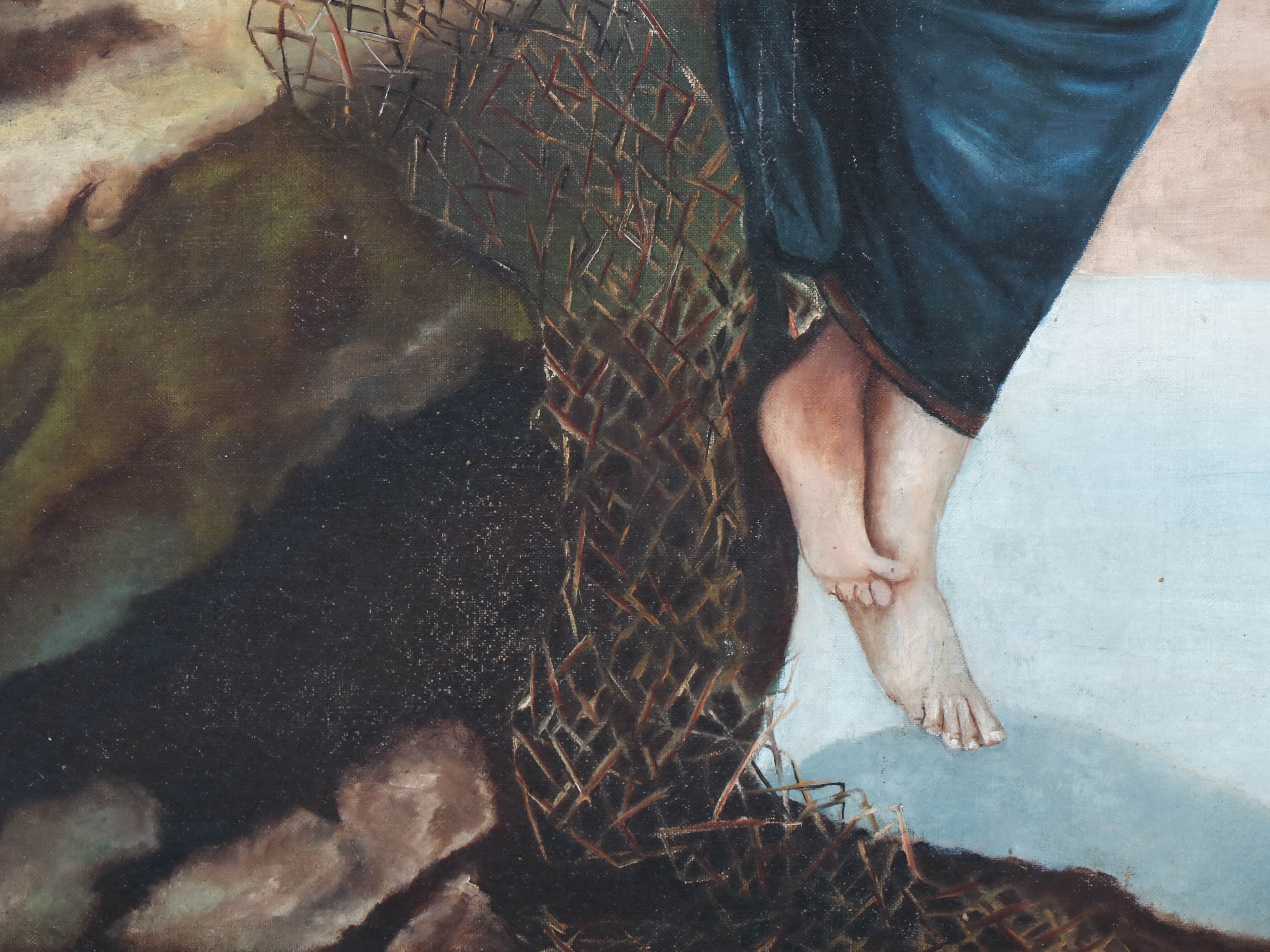 Oil Painting after Jules-Joseph Lefebvre "Graziella"