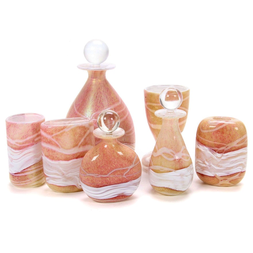 Gozo Art Glass Bottles, Decanters and Vases