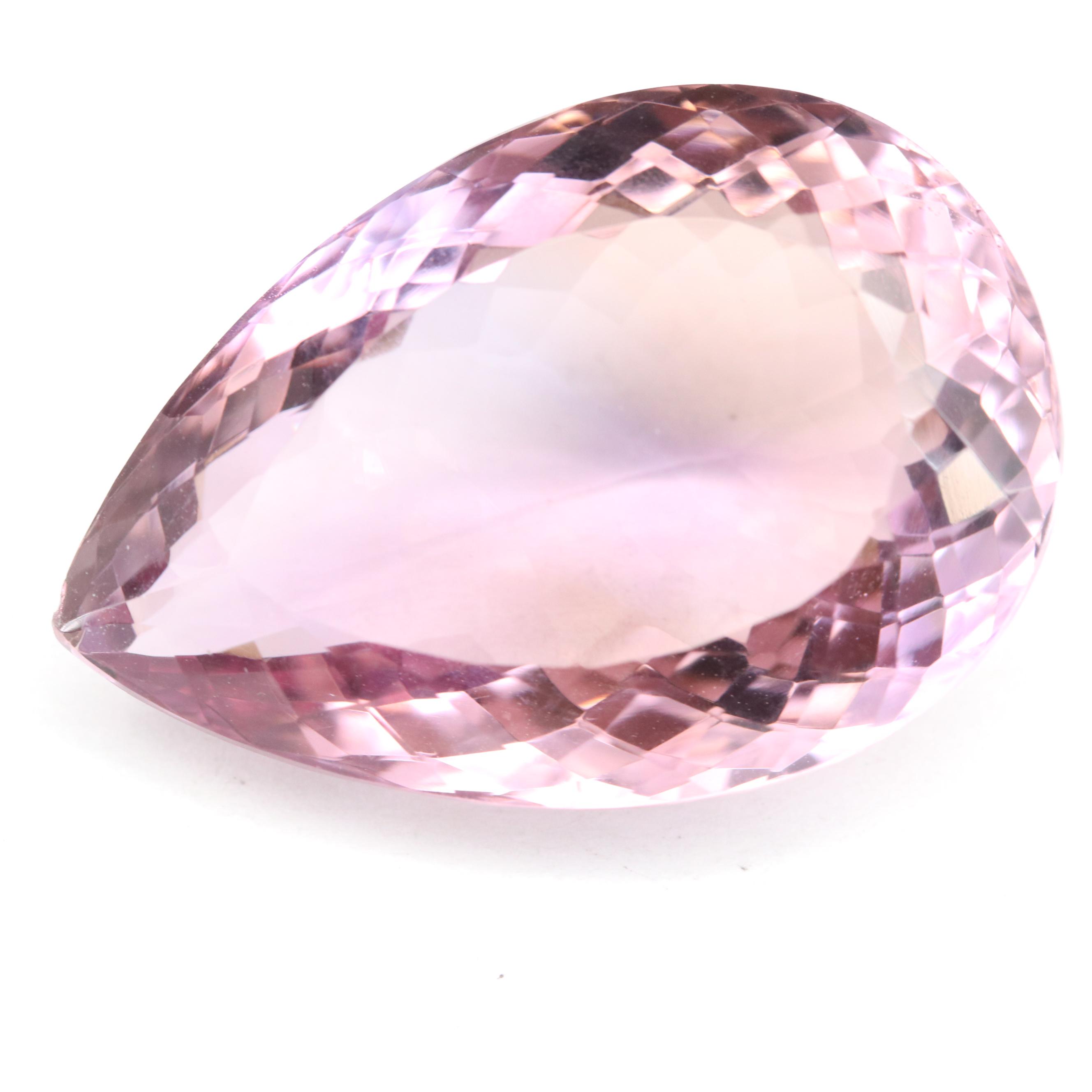Loose 42.86 CT Pear Faceted Ametrine