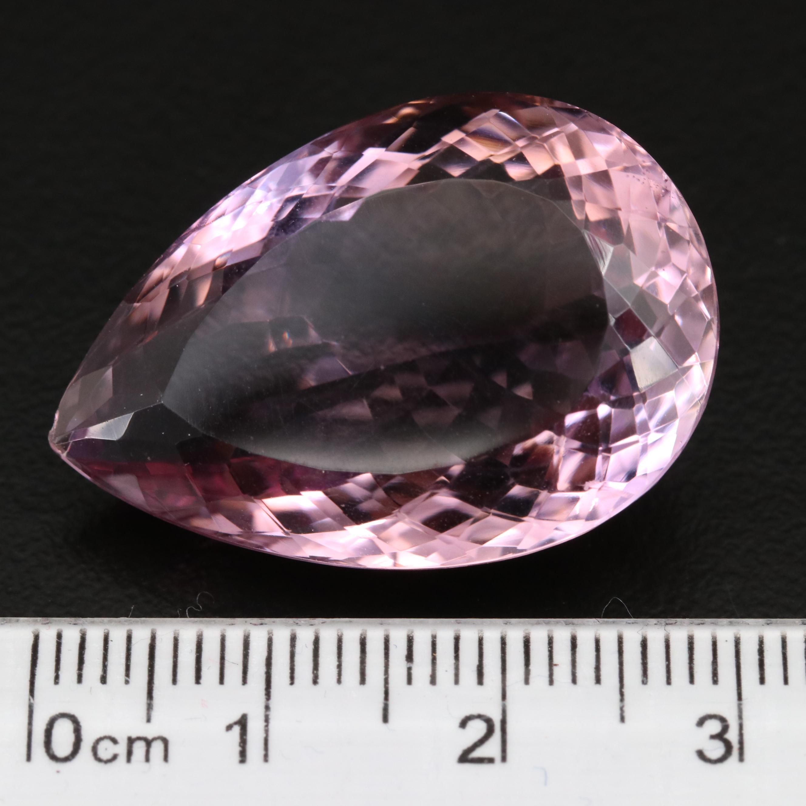 Loose 42.86 CT Pear Faceted Ametrine