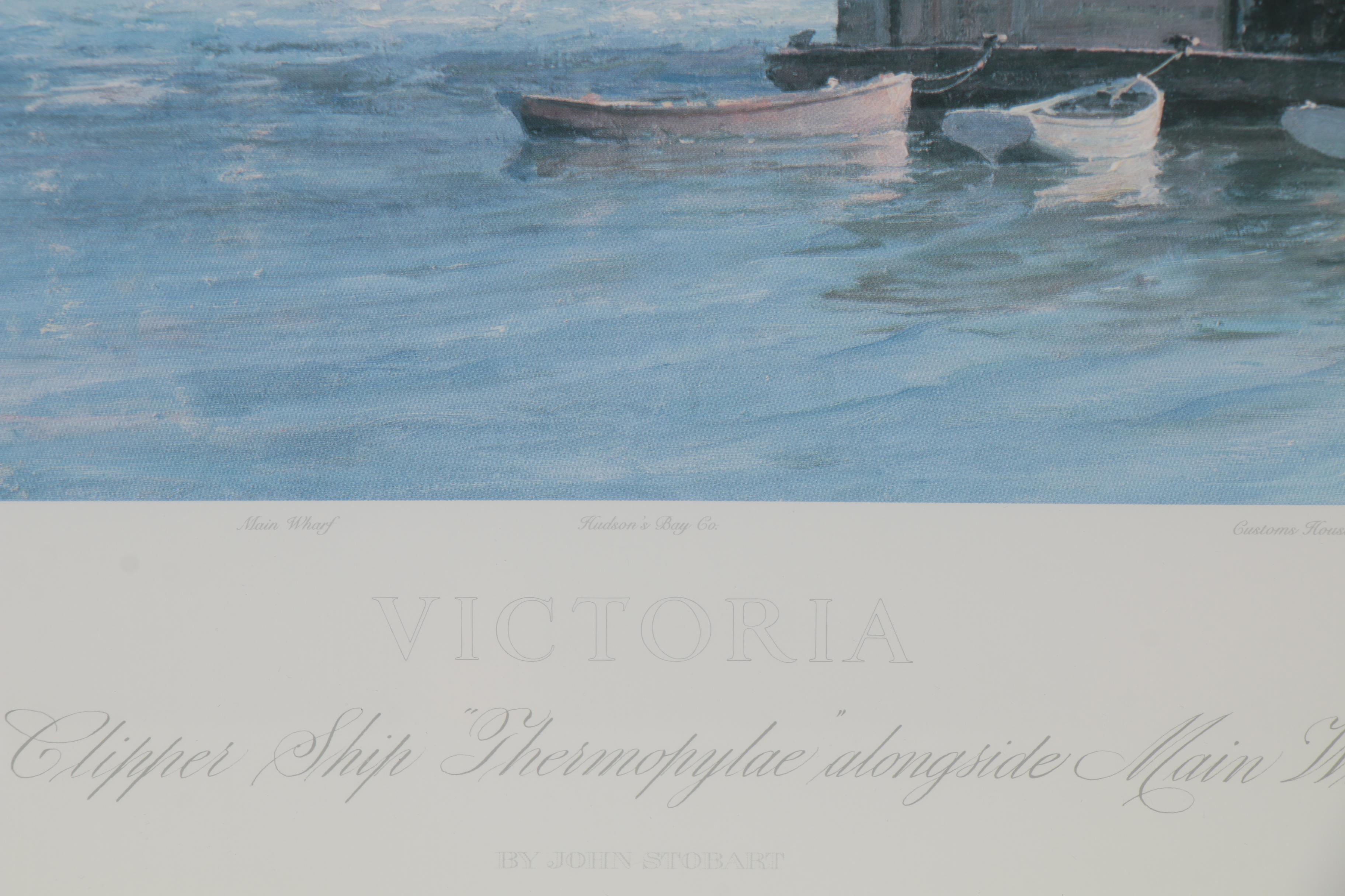 John Stobart Offset Lithograph "Victoria", 1993