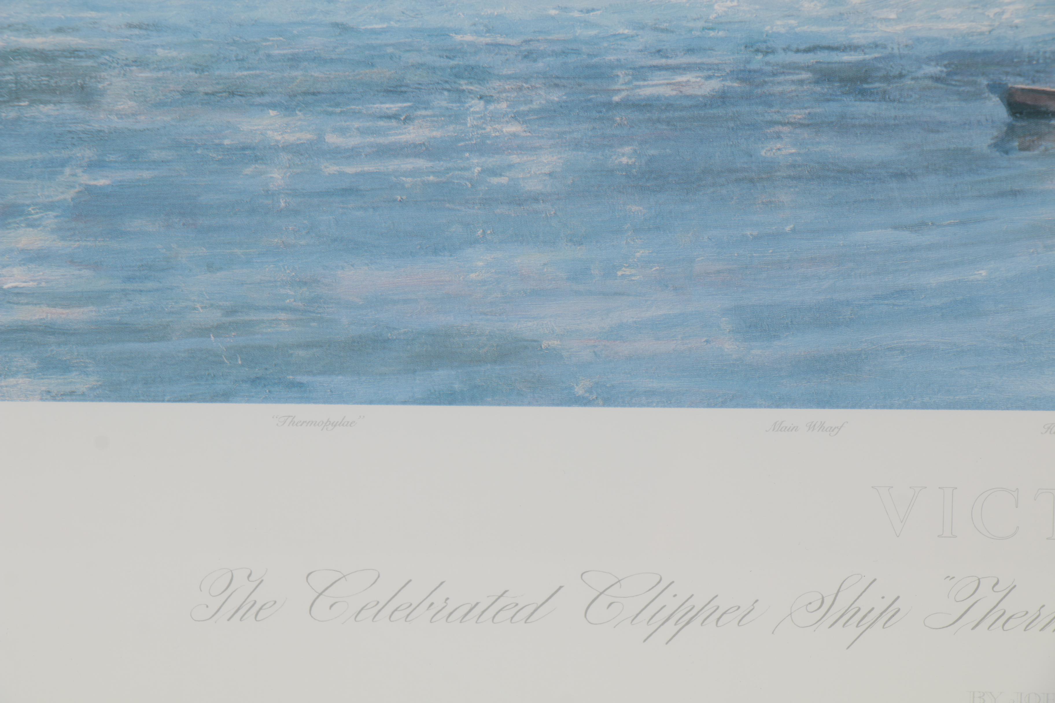 John Stobart Offset Lithograph "Victoria", 1993