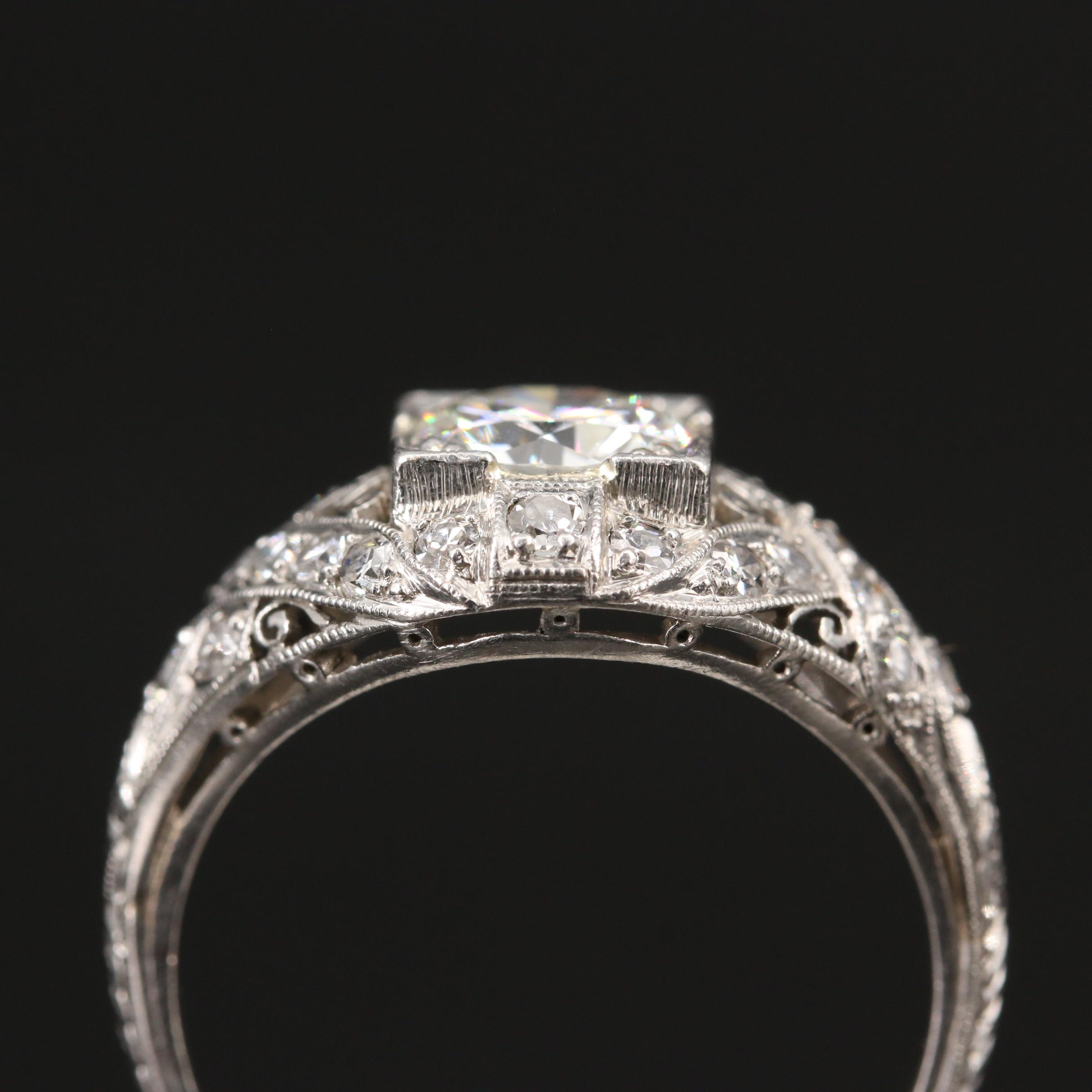 Edwardian Platinum 1.75 CTW Diamond Ring