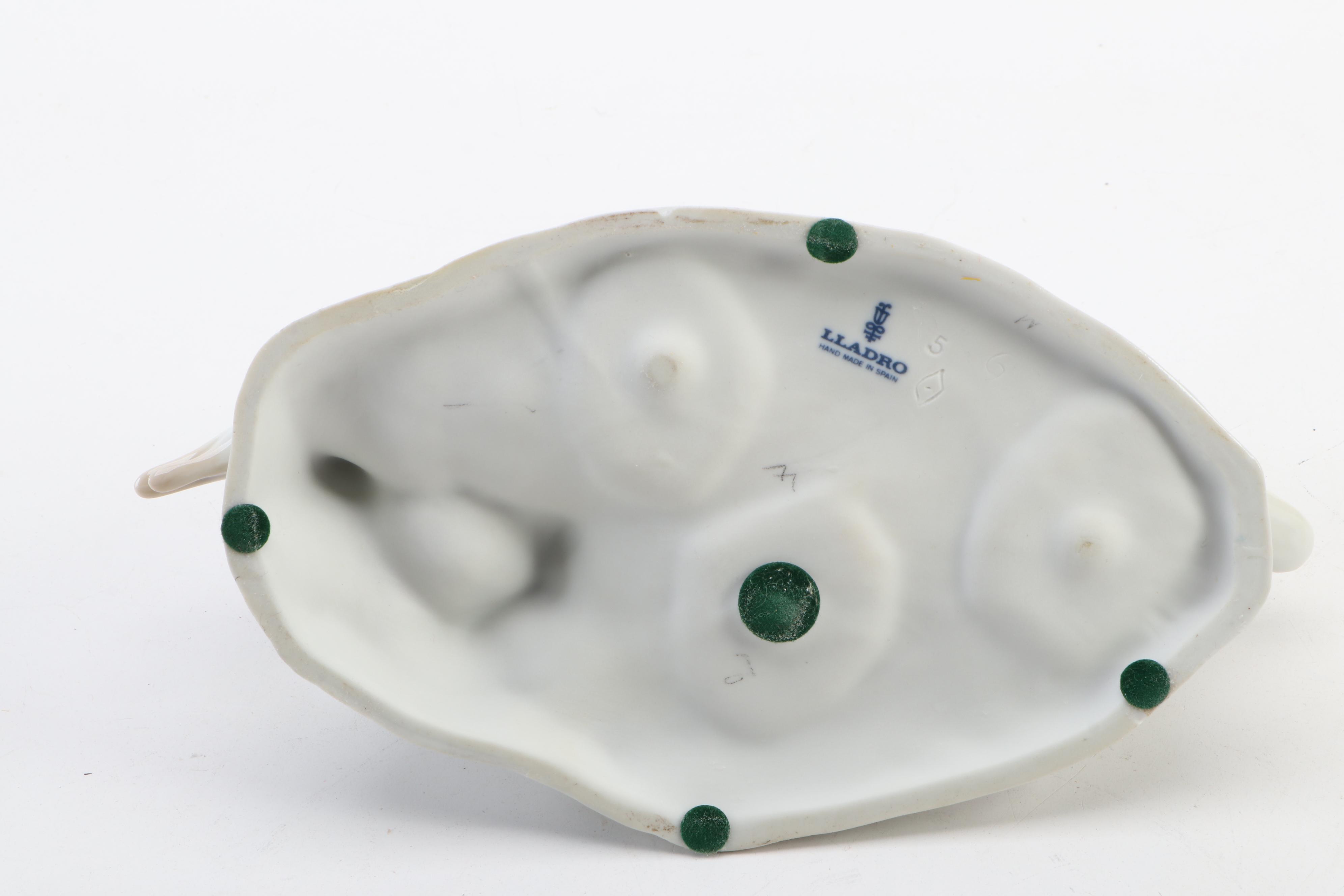 Lladró Spanish Porcelain Geese Figurines, Late 20th Century