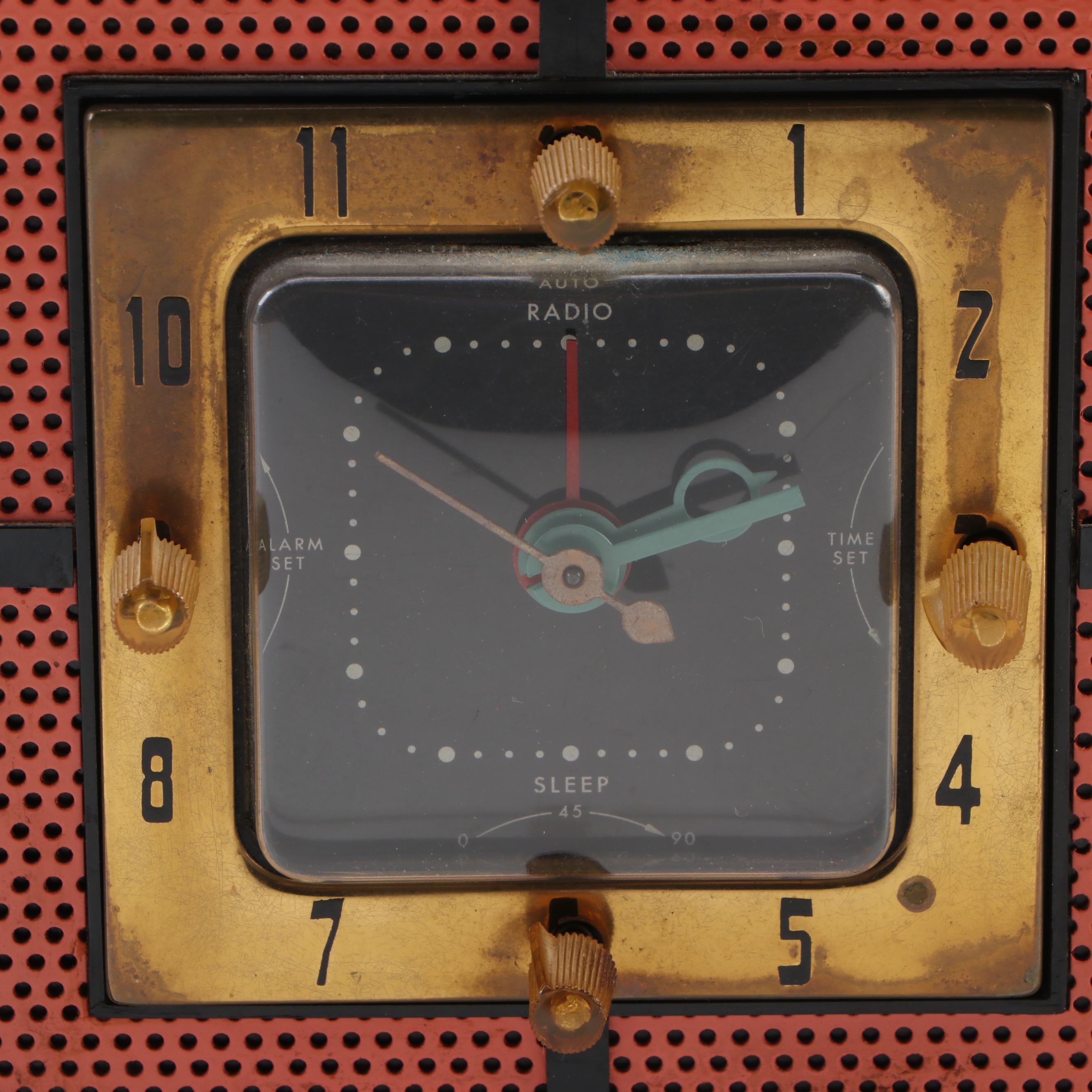 Crosley Model E Vintage Clock Radio