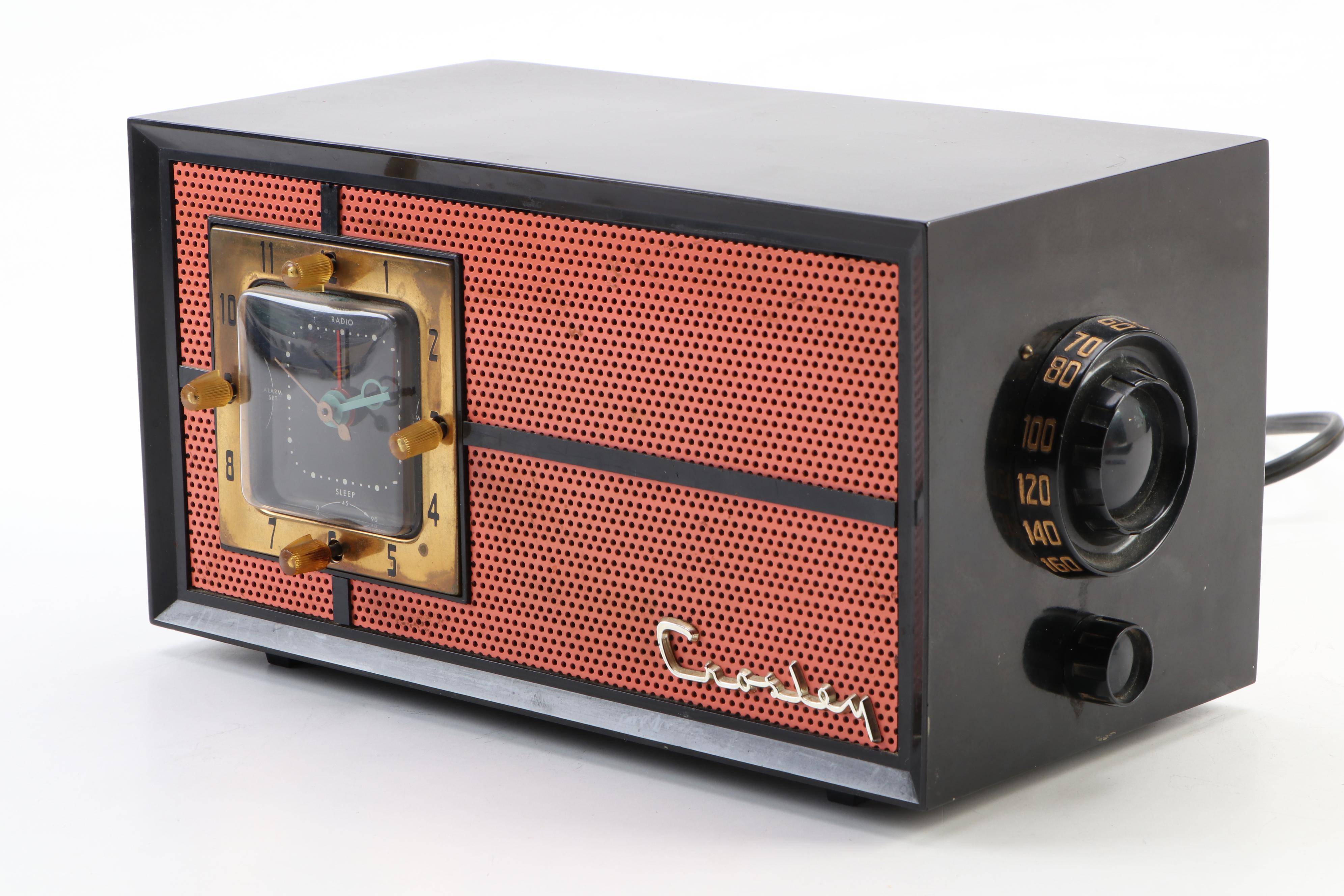 Crosley Model E Vintage Clock Radio