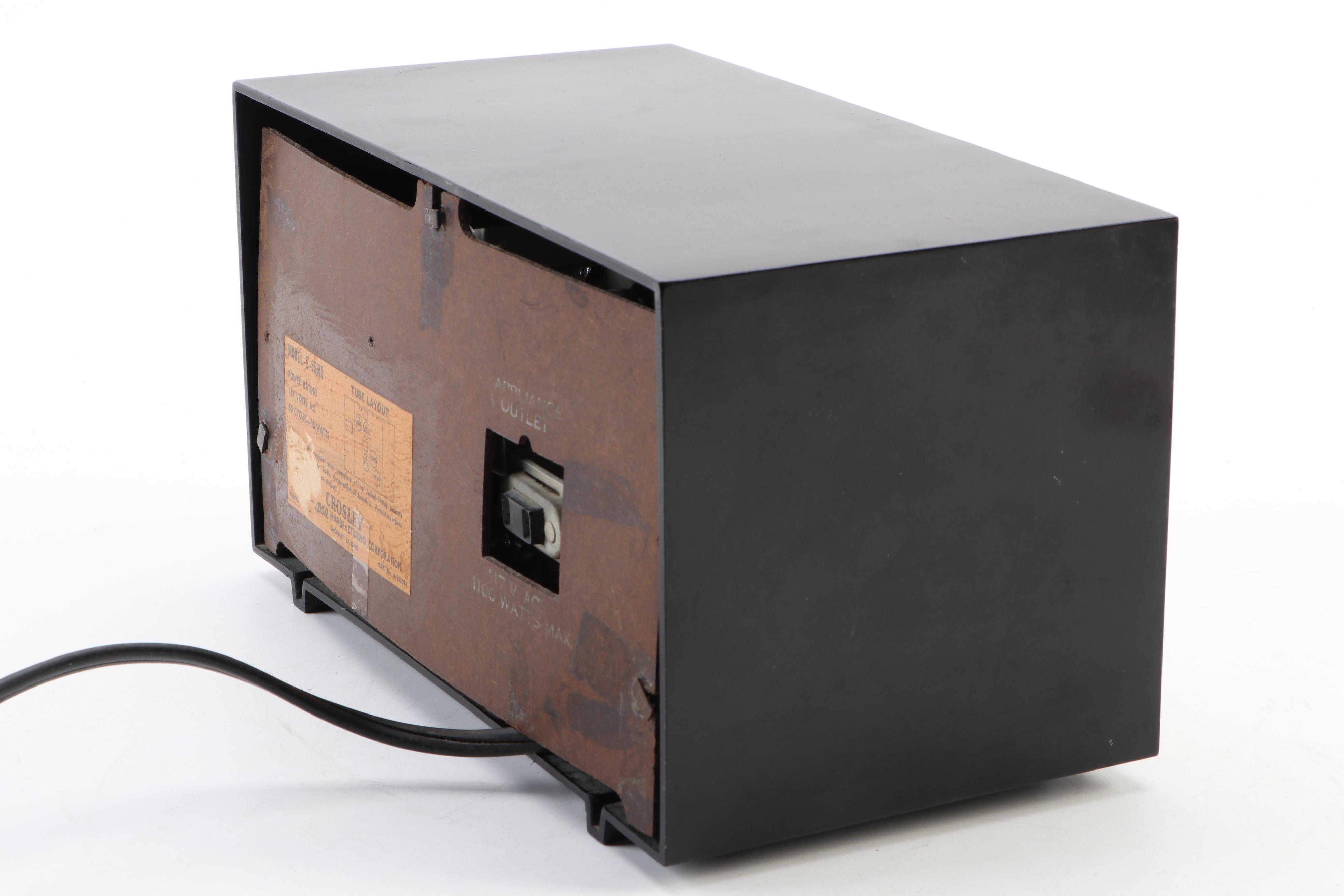 Crosley Model E Vintage Clock Radio