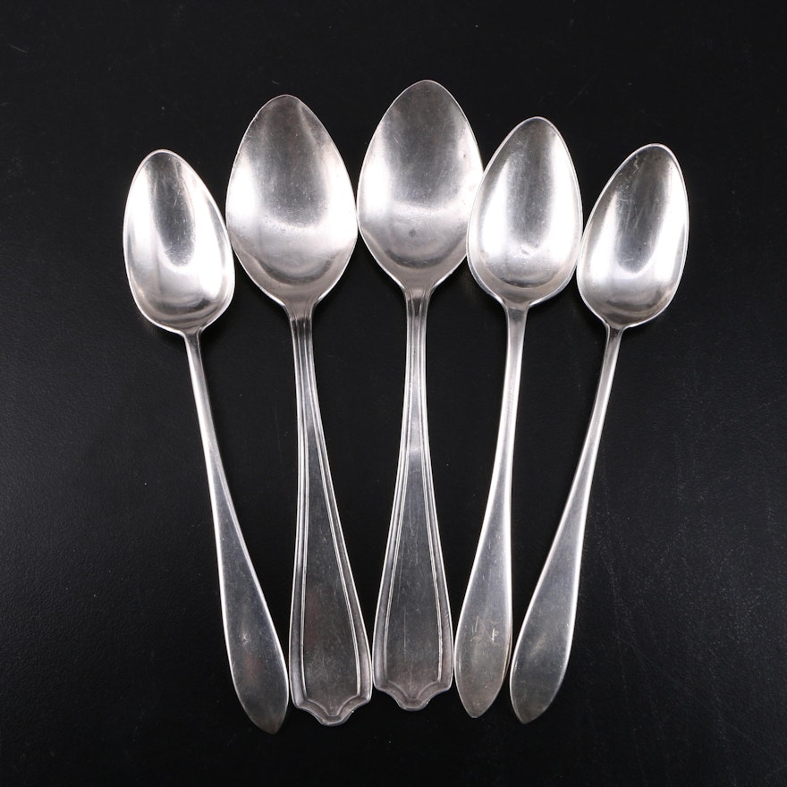 1912 Towle "Lafayette" and Other Sterling Silver Teaspoons