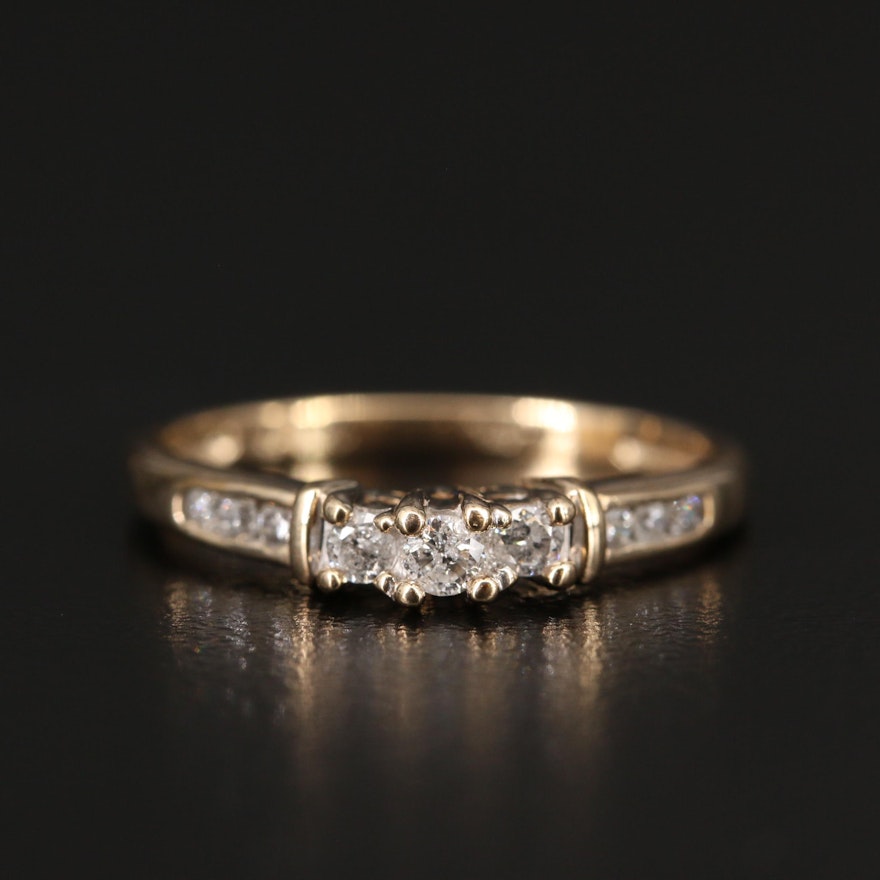 10K Diamond Ring