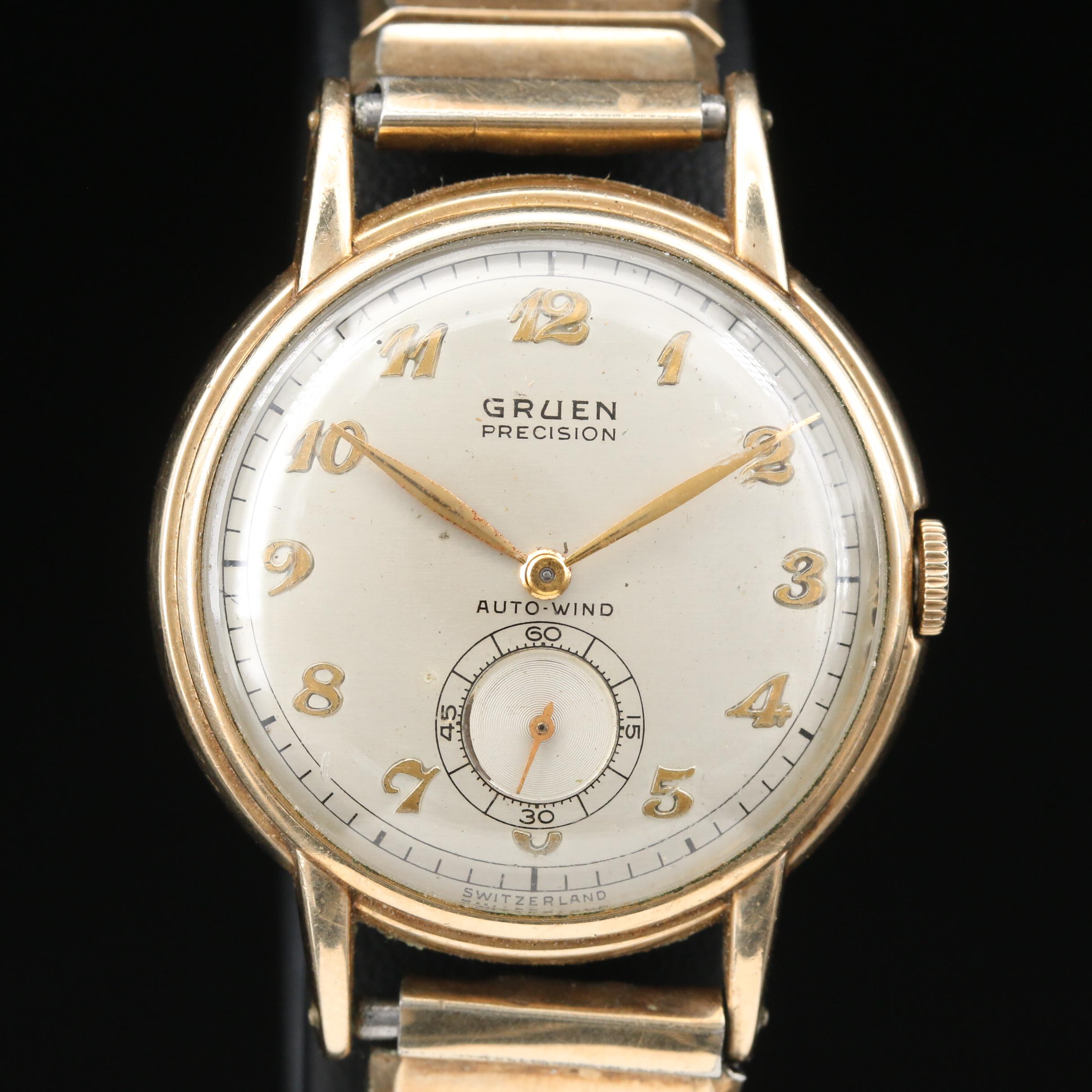 Vintage Gruen 10K Gold Filled Automatic Watch