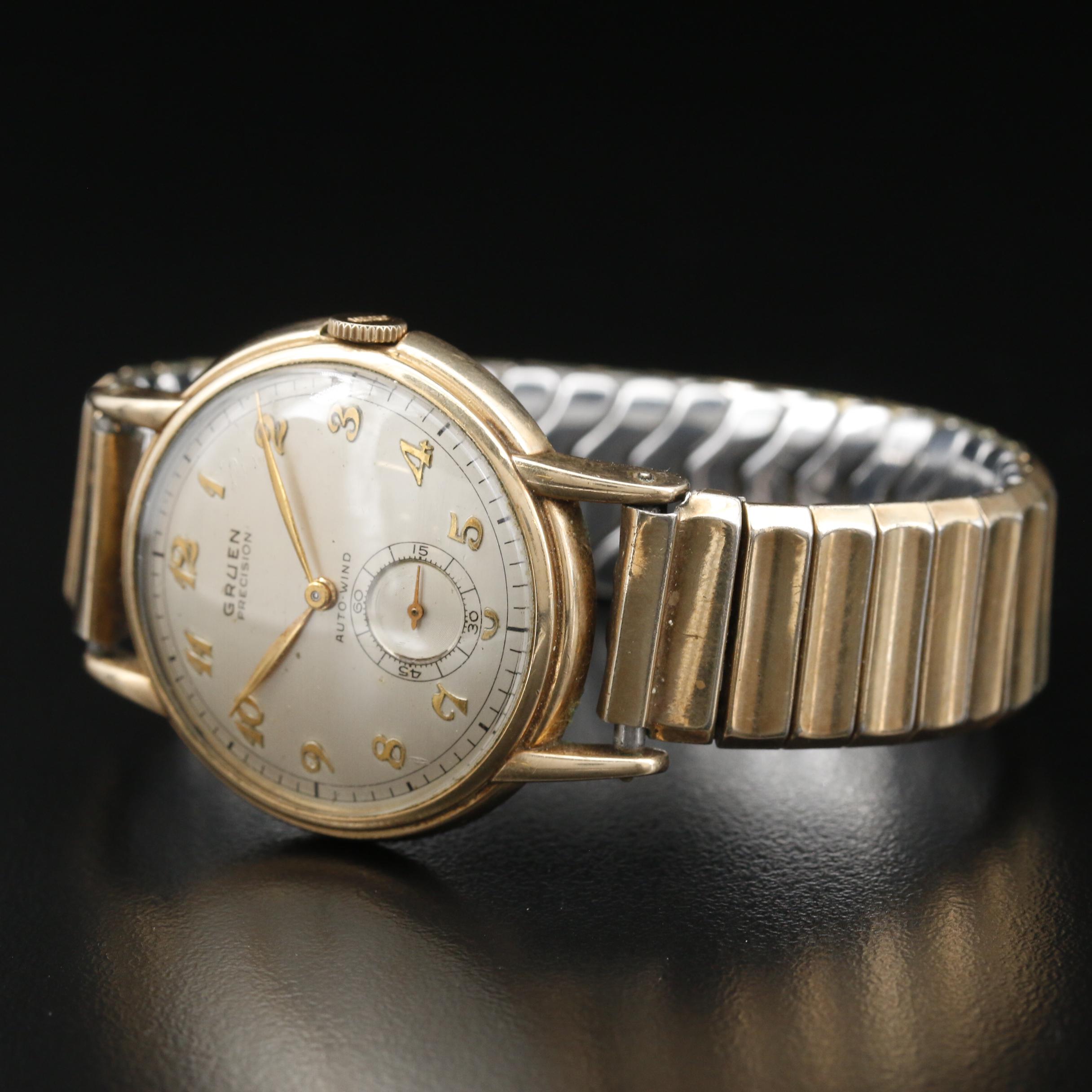 Vintage Gruen 10K Gold Filled Automatic Watch