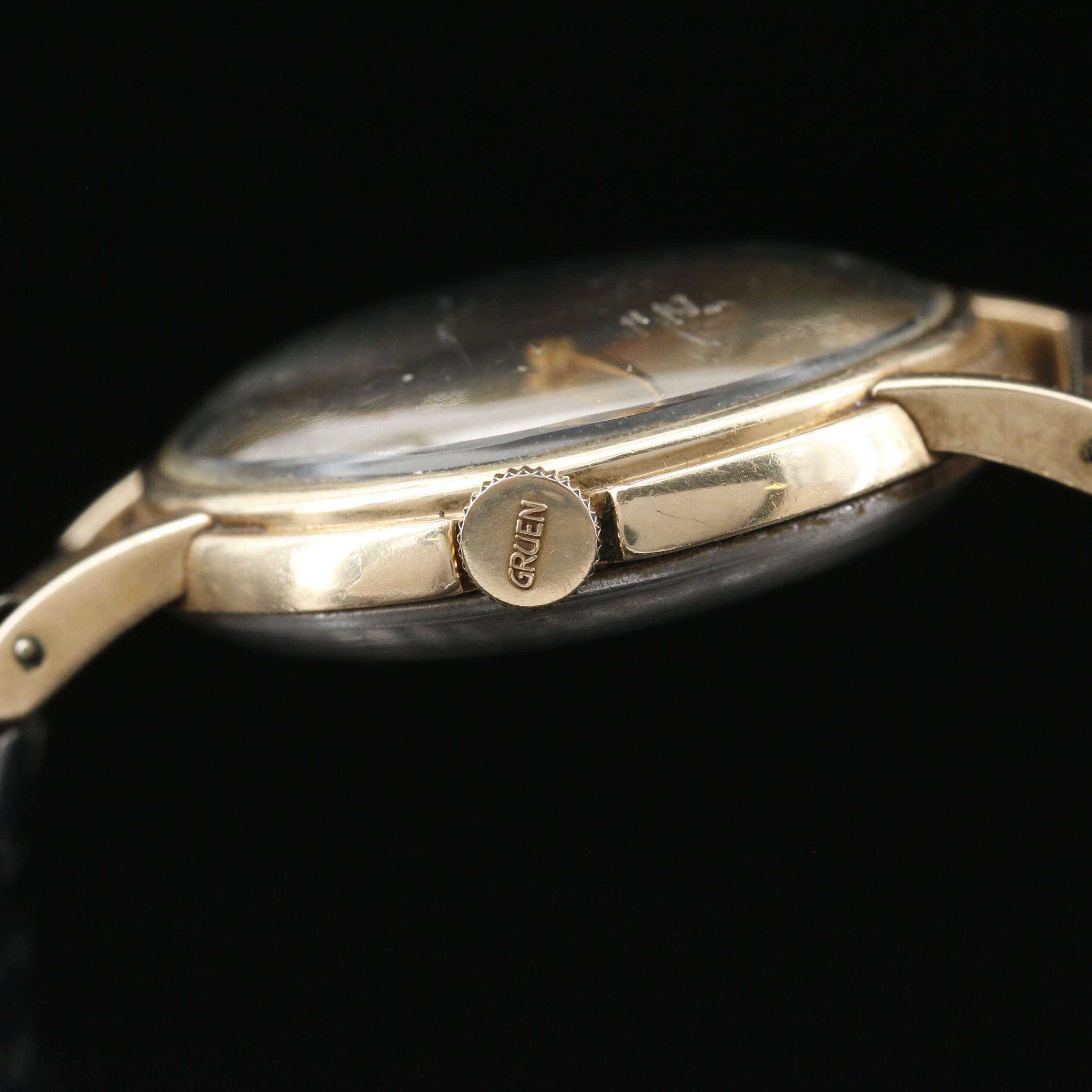 Vintage Gruen 10K Gold Filled Automatic Watch