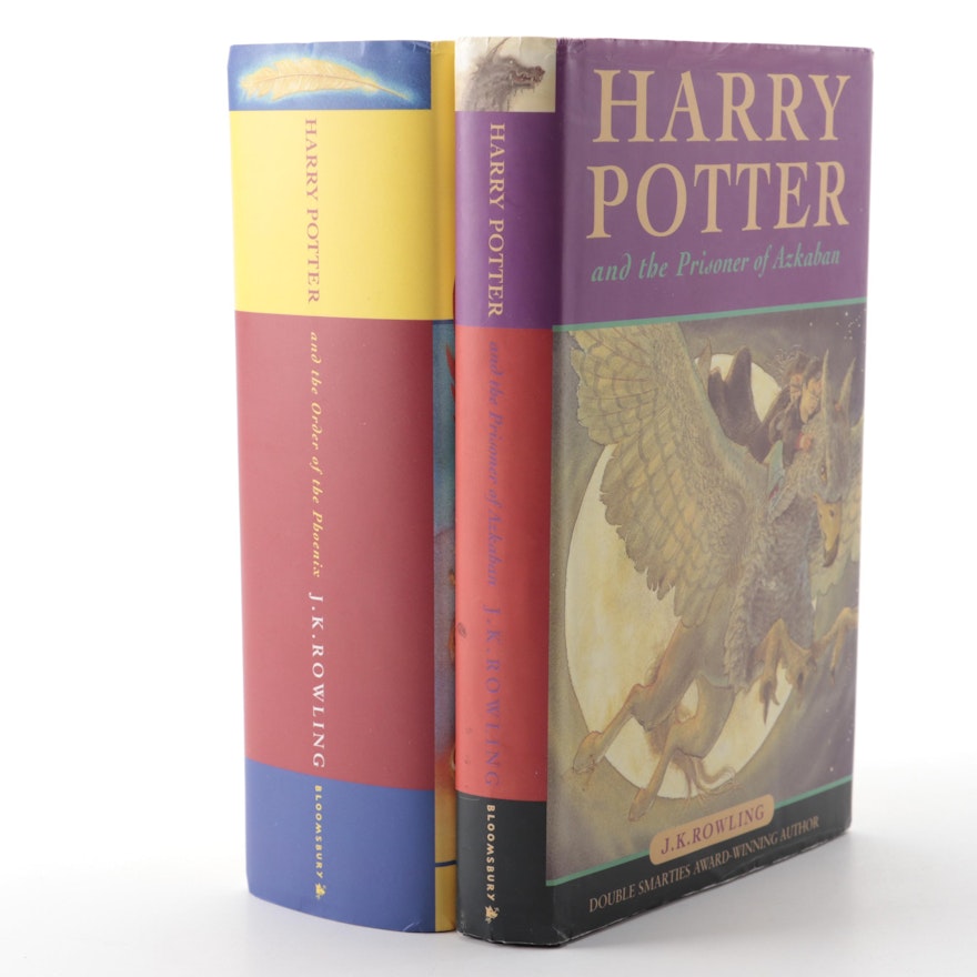 "Harry Potter" UK Editions Including First Printing "Order of the Phoenix"