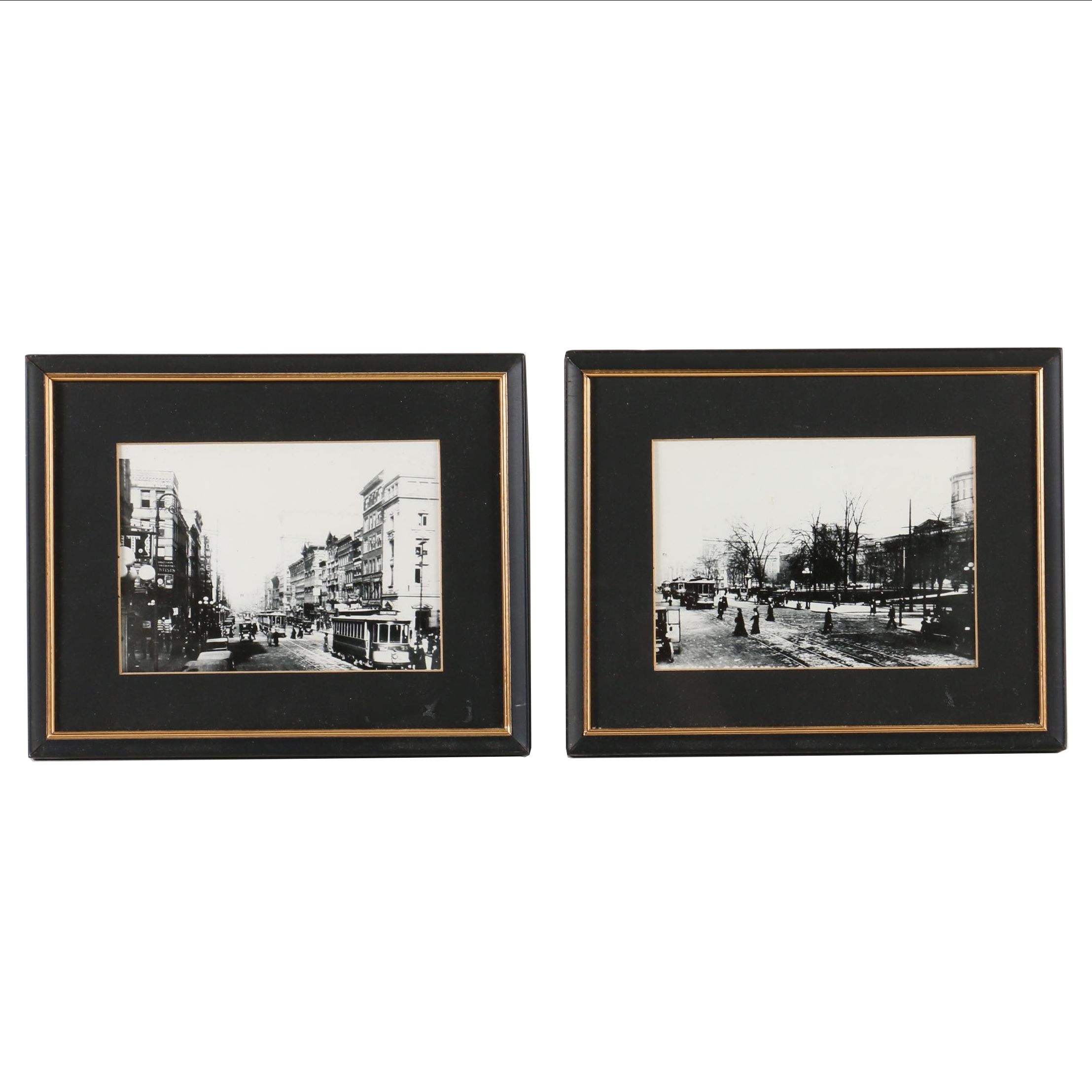 Columbus Ohio Trolley Silver Gelatin Photographs