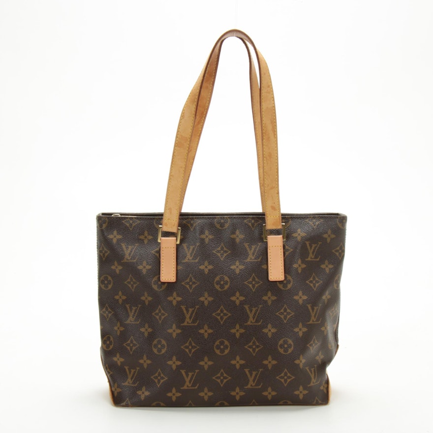 Louis Vuitton Cabas Piano Tote in Monogram Canvas and Vachetta Leather