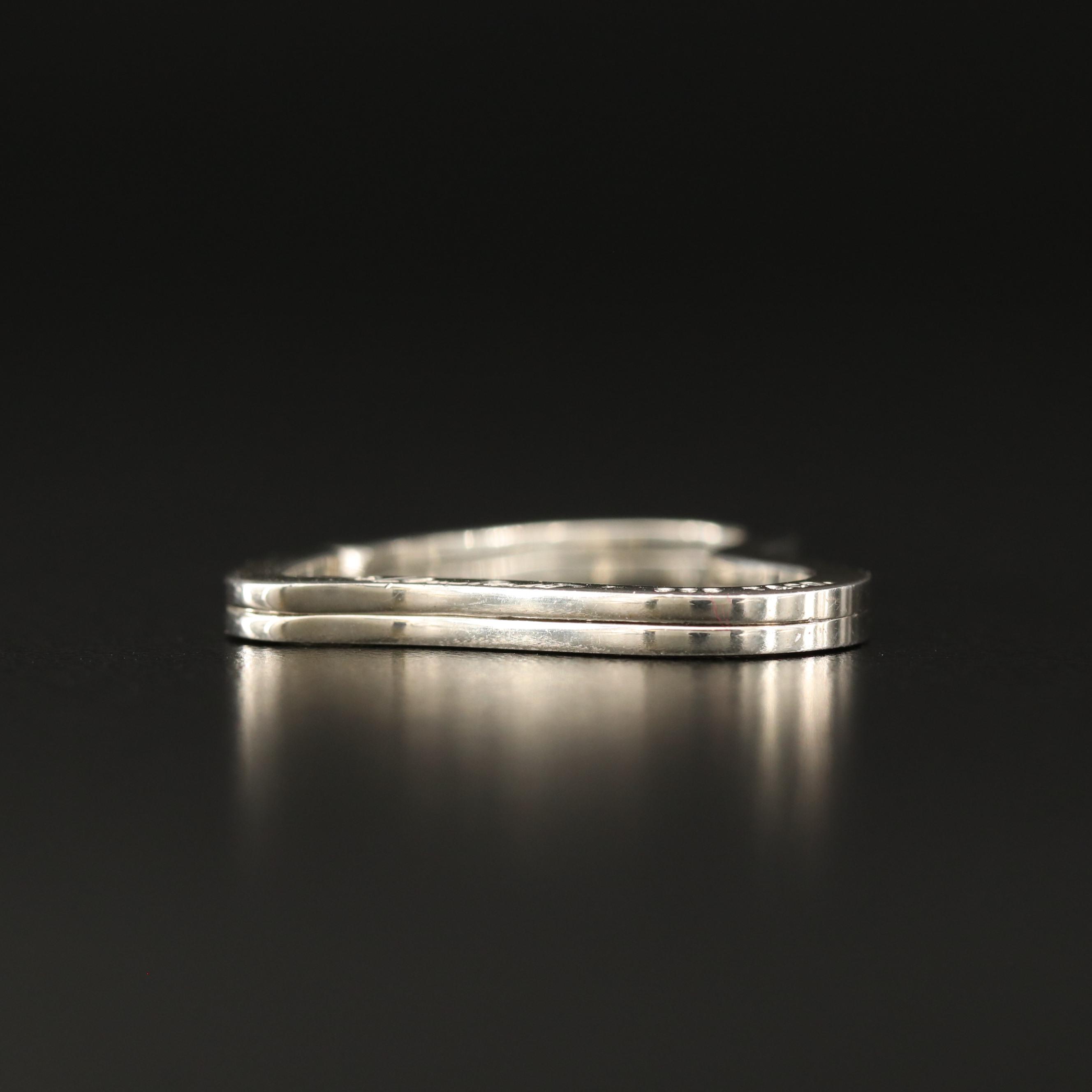 Elsa Peretti for Tiffany & Co. Sterling Silver Heart Shaped Key Ring