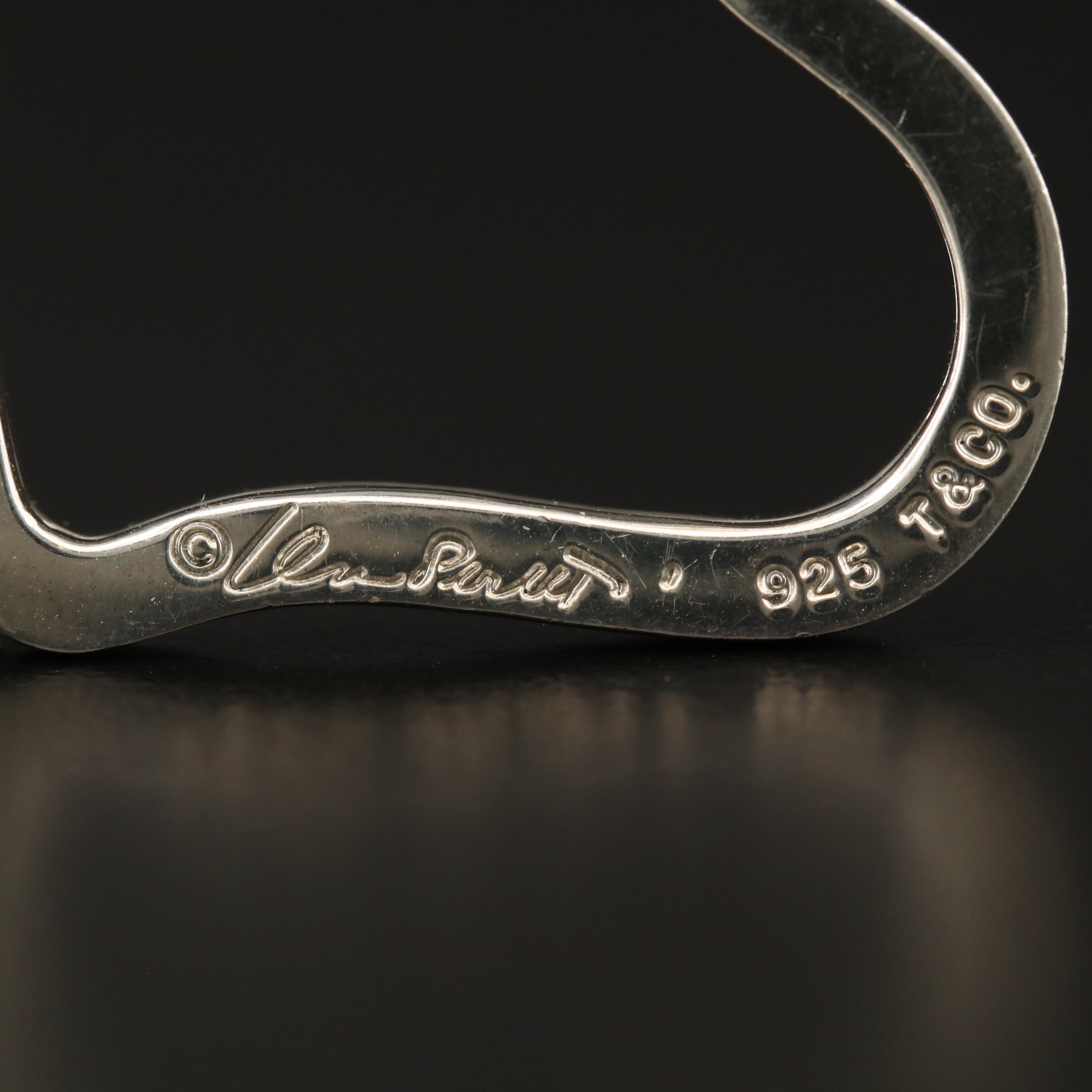 Elsa Peretti for Tiffany & Co. Sterling Silver Heart Shaped Key Ring