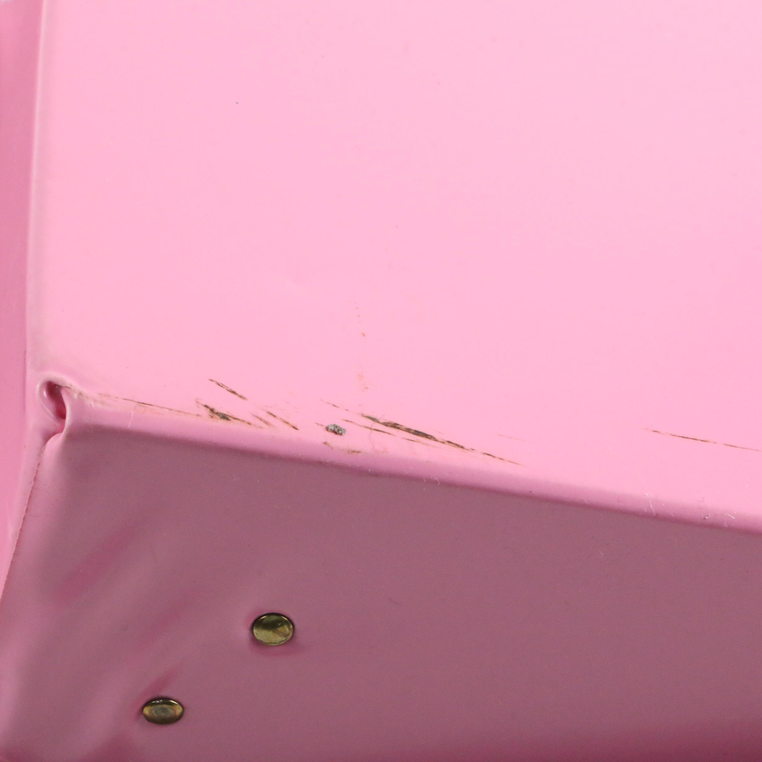 Barbies with 1989 Pink Vinyl Carry Case Wardrobe