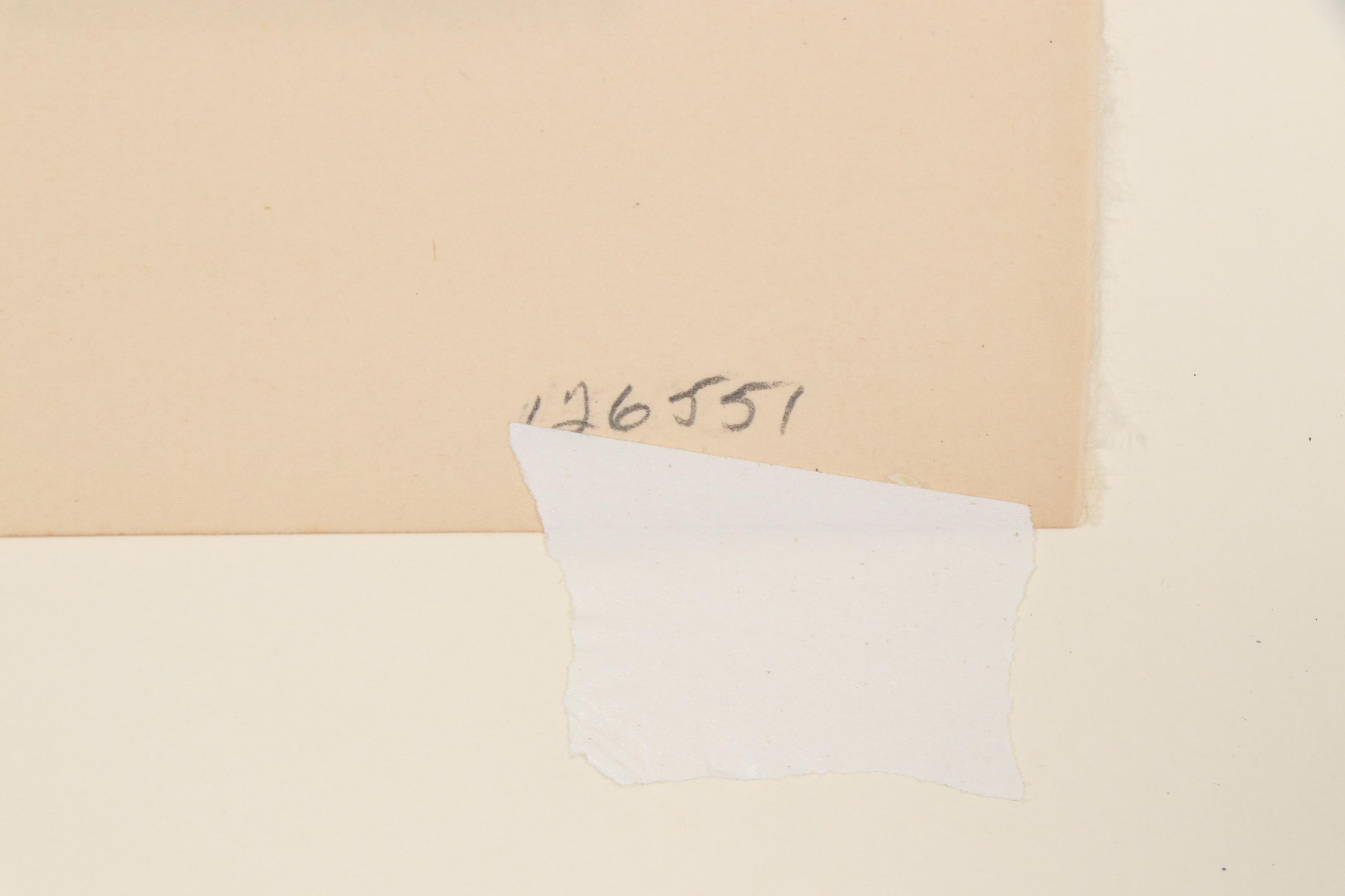 Pierre Renoir Etching "Femme Nue Assise," 1909