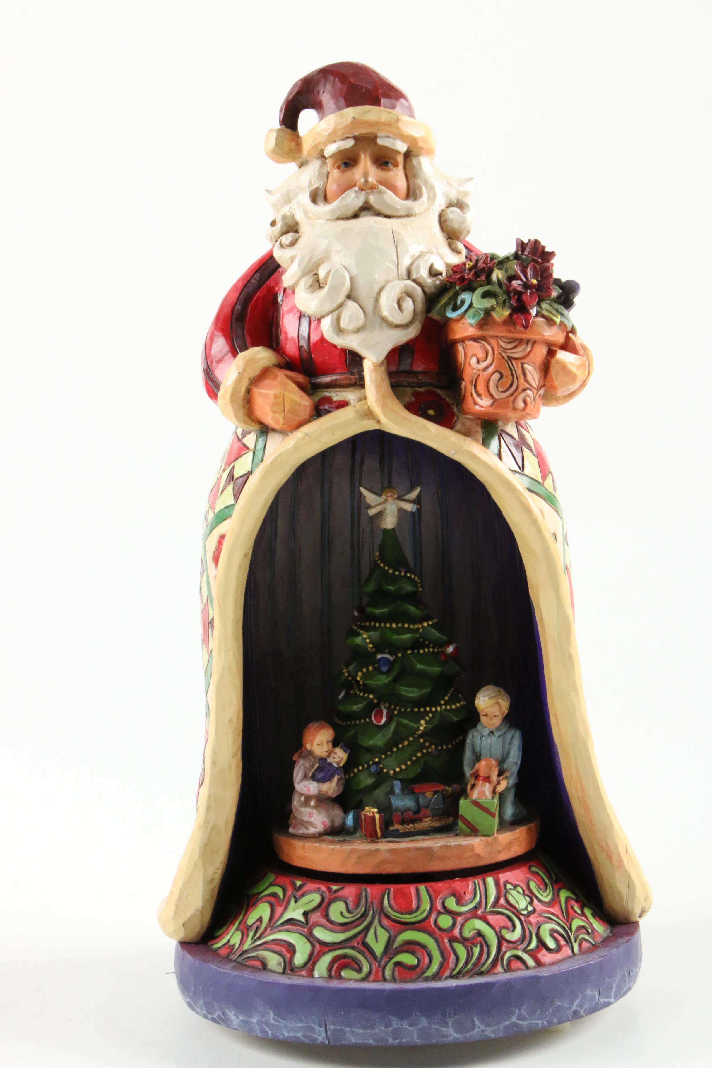 Jim Shore "Christmas Spirit Lives Within" Musical Figurine