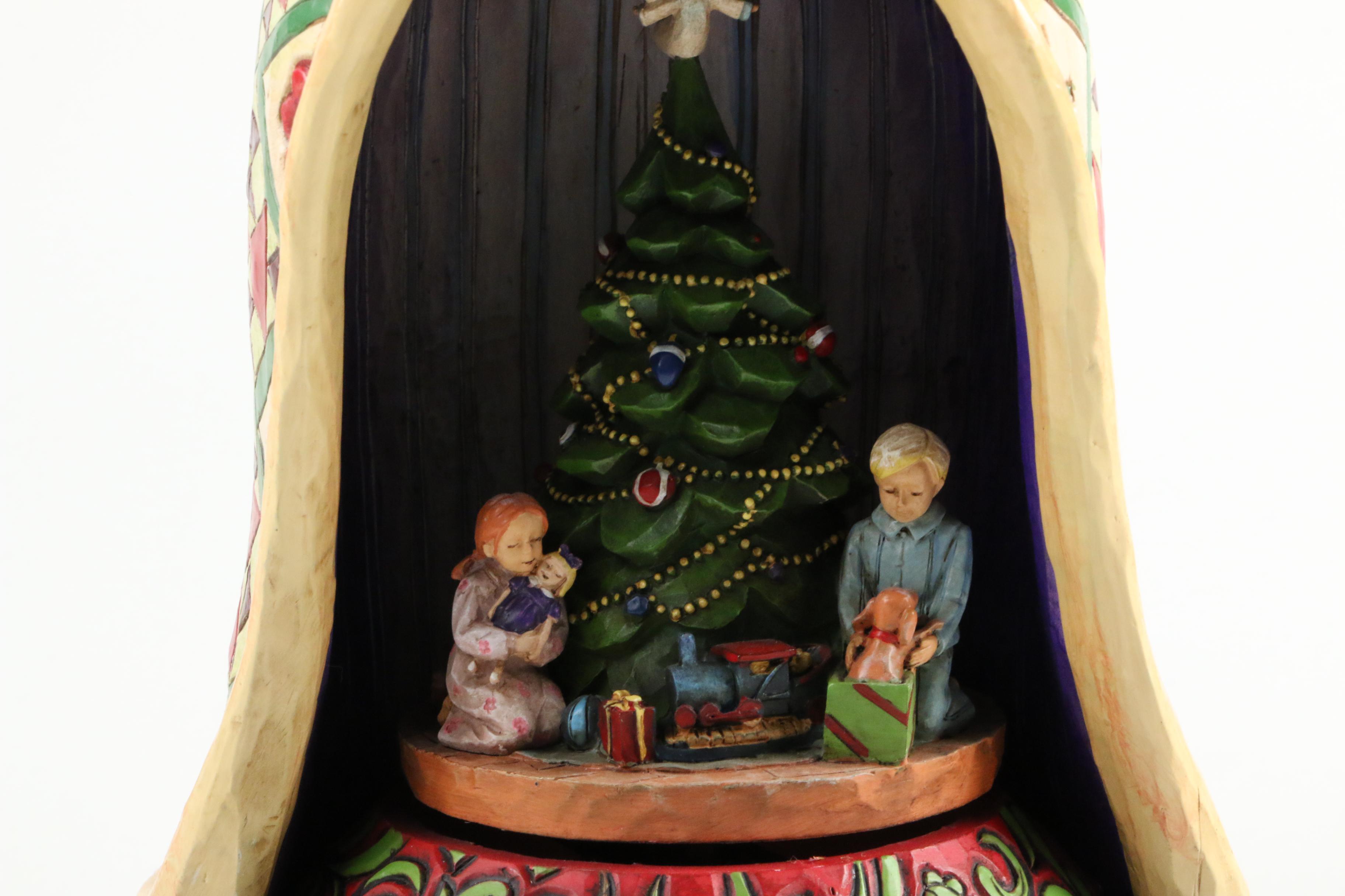 Jim Shore "Christmas Spirit Lives Within" Musical Figurine