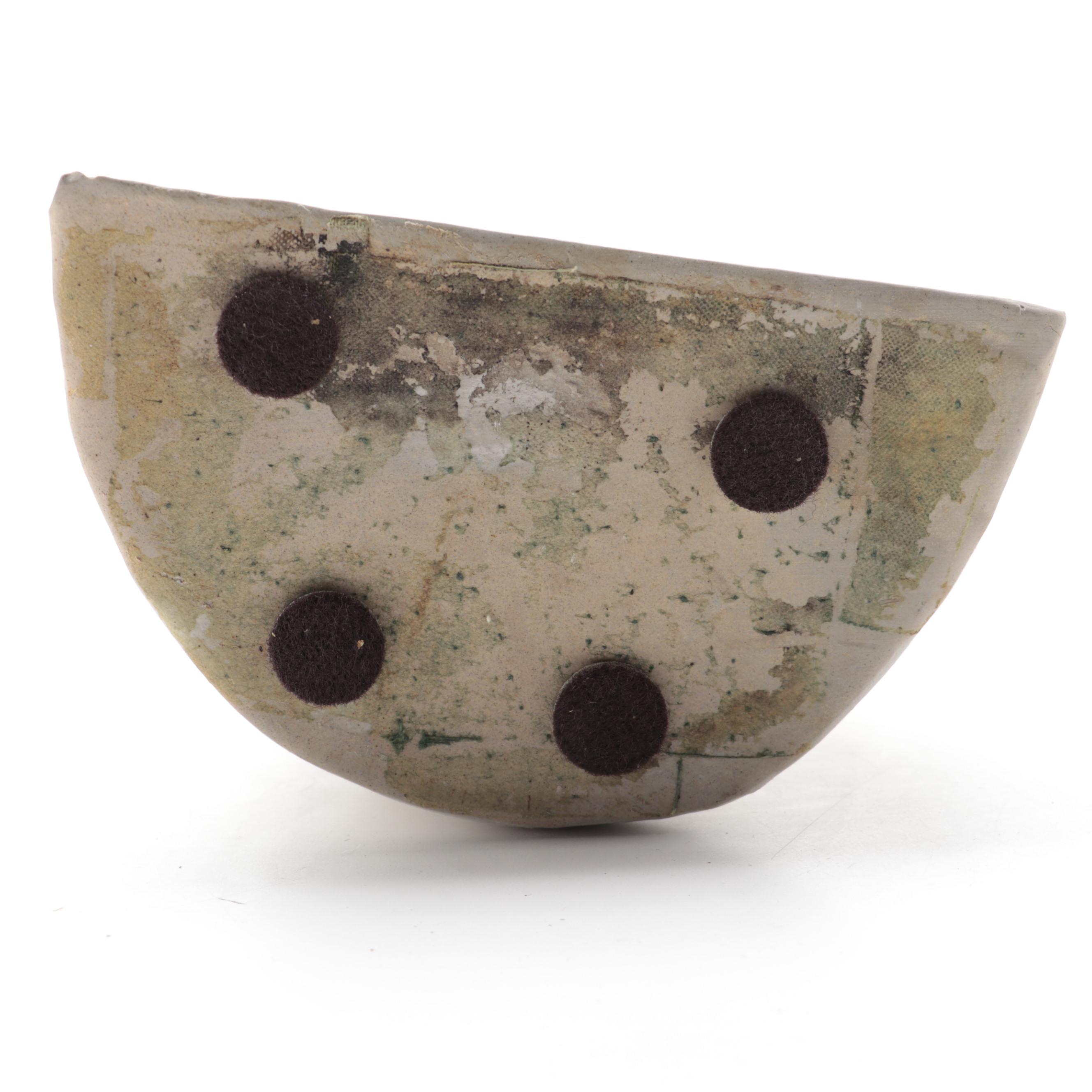 Jon Carlos Lopez for Bennington Pottery Victorian House Ceramic Vase, 1970s