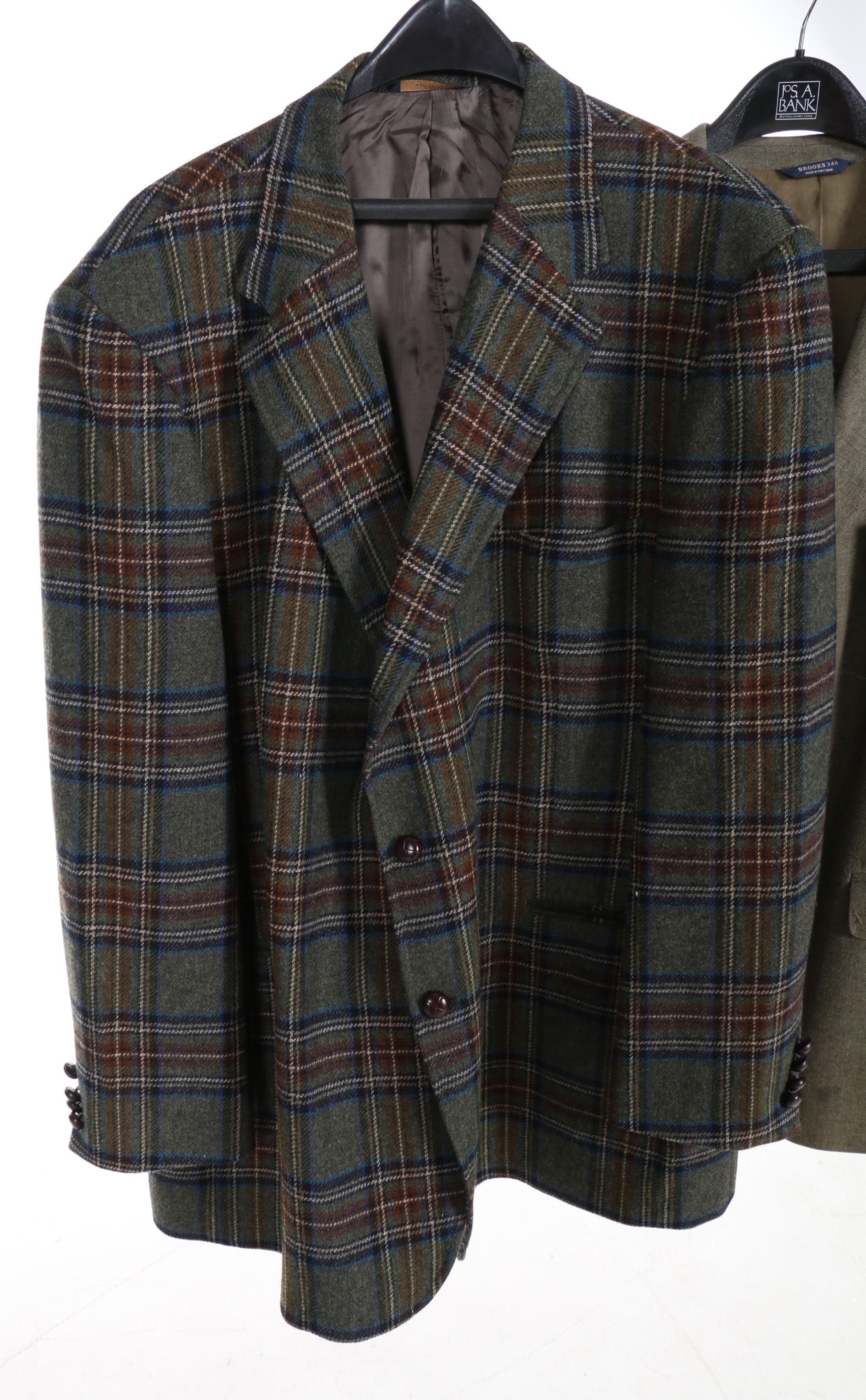 Cashmere and Camel Hair Suit Jackets, Including Ralph Lauren and Brooks Brothers