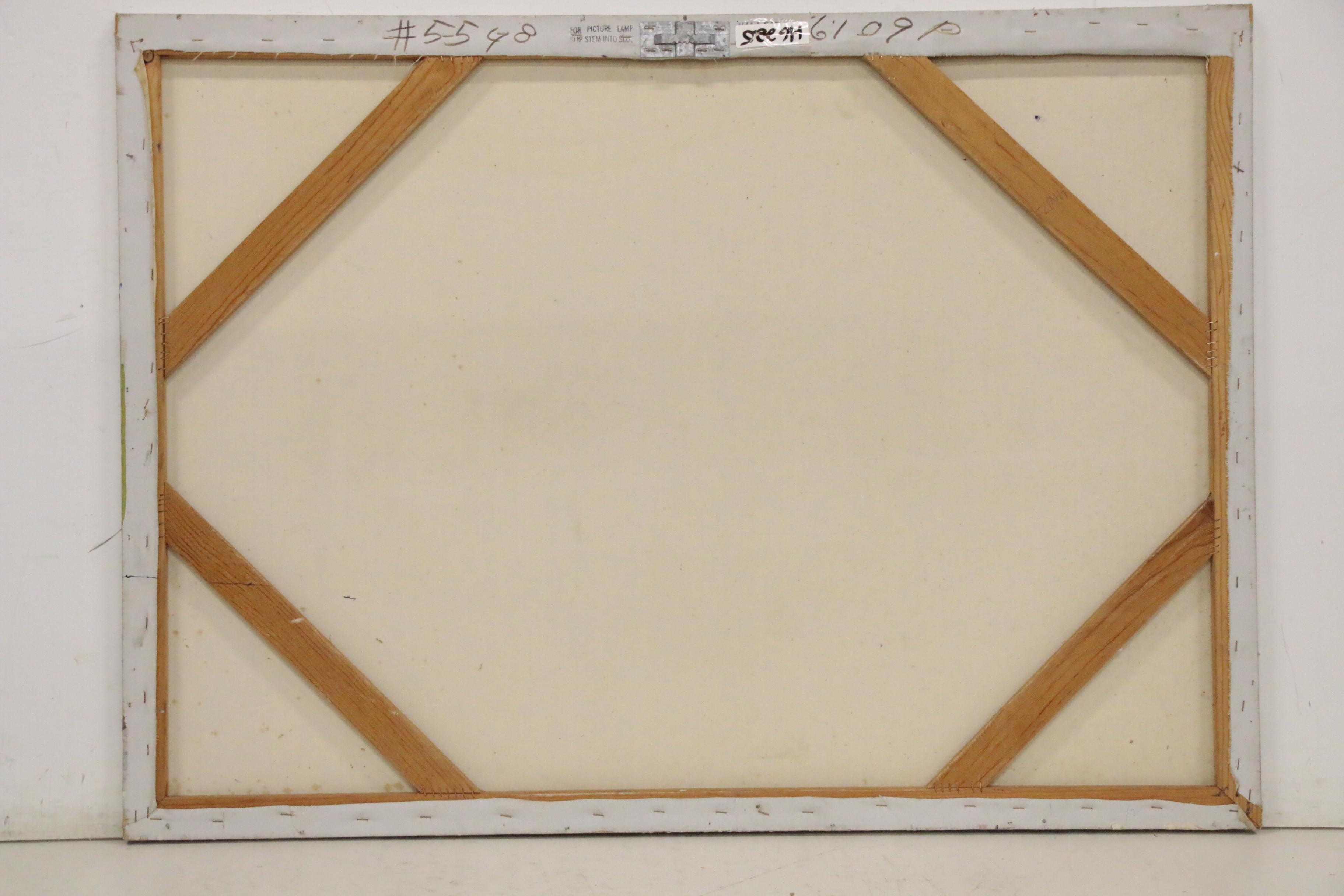 Bill Salamon Landscape Acrylic Painting, Late 20th Century