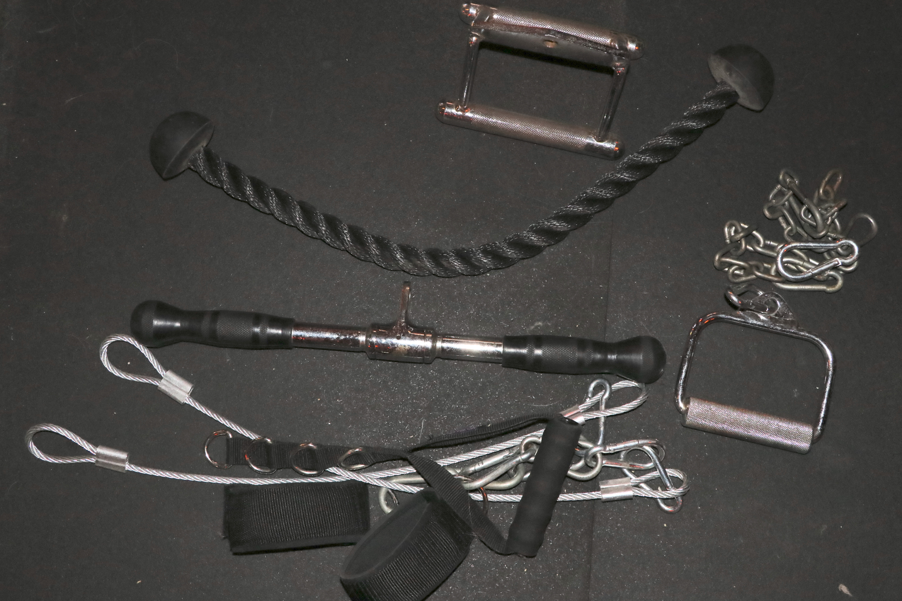 Cable Crossover Machine with Attachments