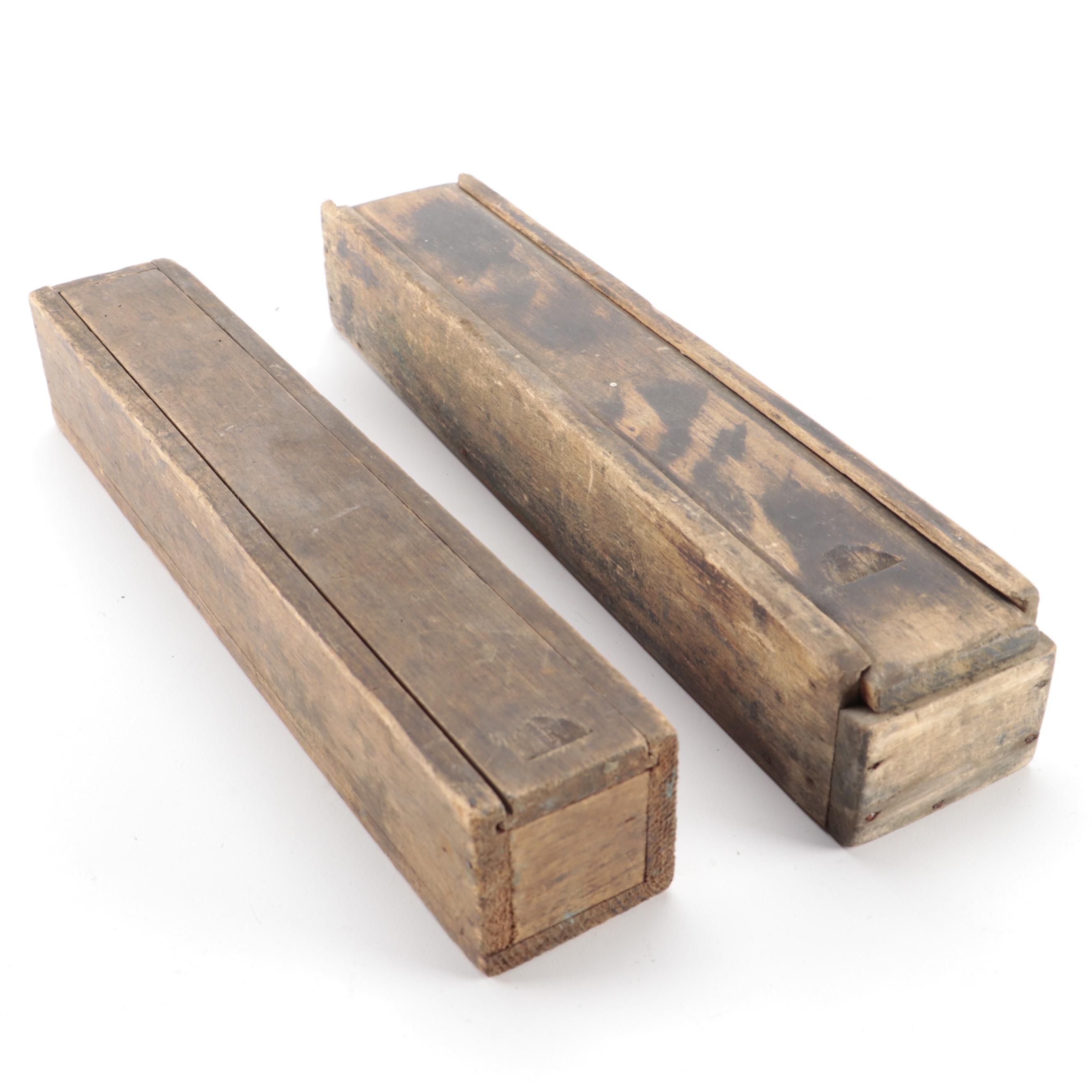 Expansion Drills Bits, Feeler Gauge, and More, with Wood Sliding Boxes