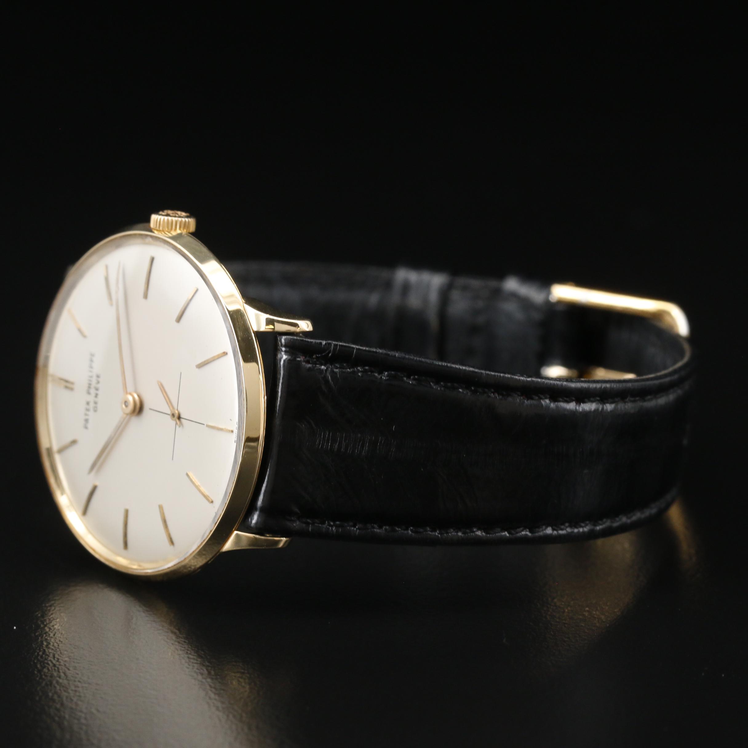 Vintage Patek Philippe Caltrava 18K Stem Wind Watch