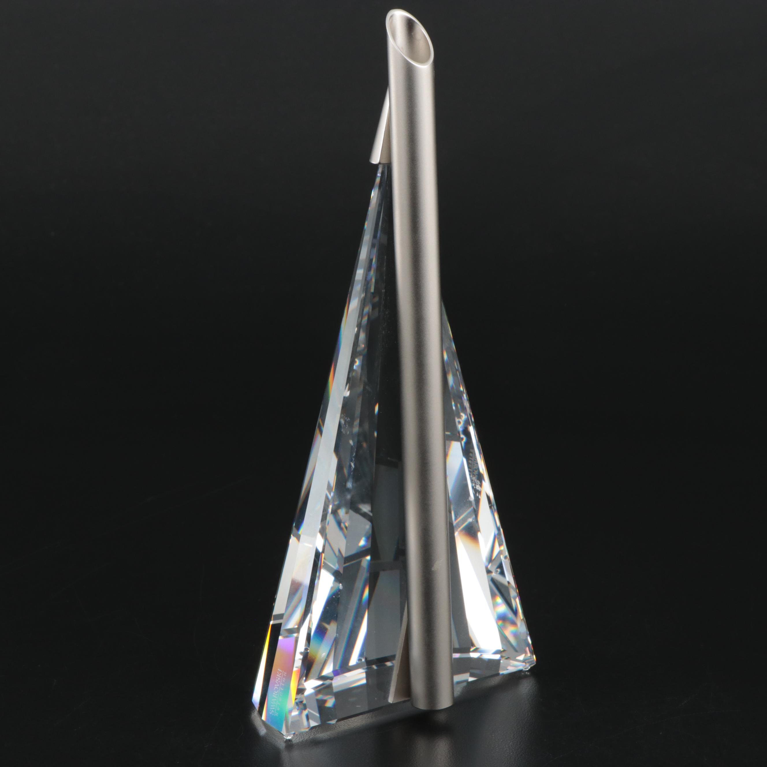 Swarovski Crystal "Solaris" Candle Holder with "Solifor" Bud Vase and More