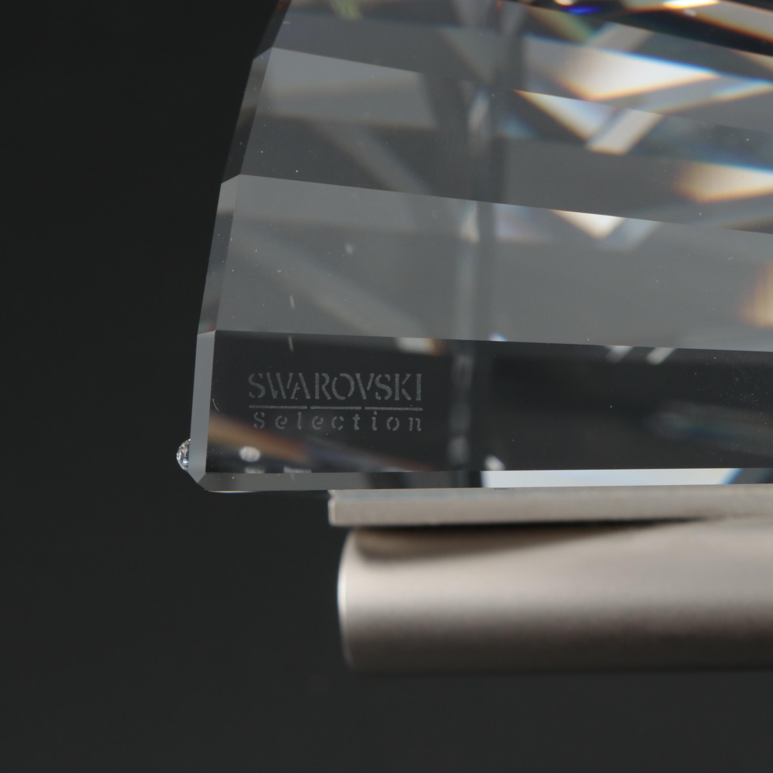 Swarovski Crystal "Solaris" Candle Holder with "Solifor" Bud Vase and More