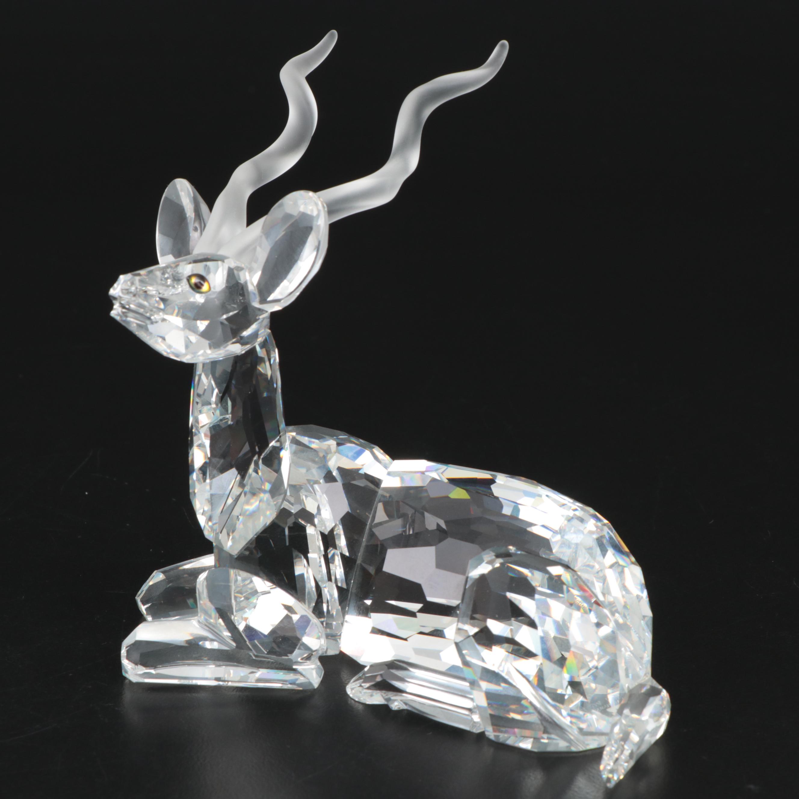 Swarovski Crystal "Solaris" Candle Holder with "Solifor" Bud Vase and More