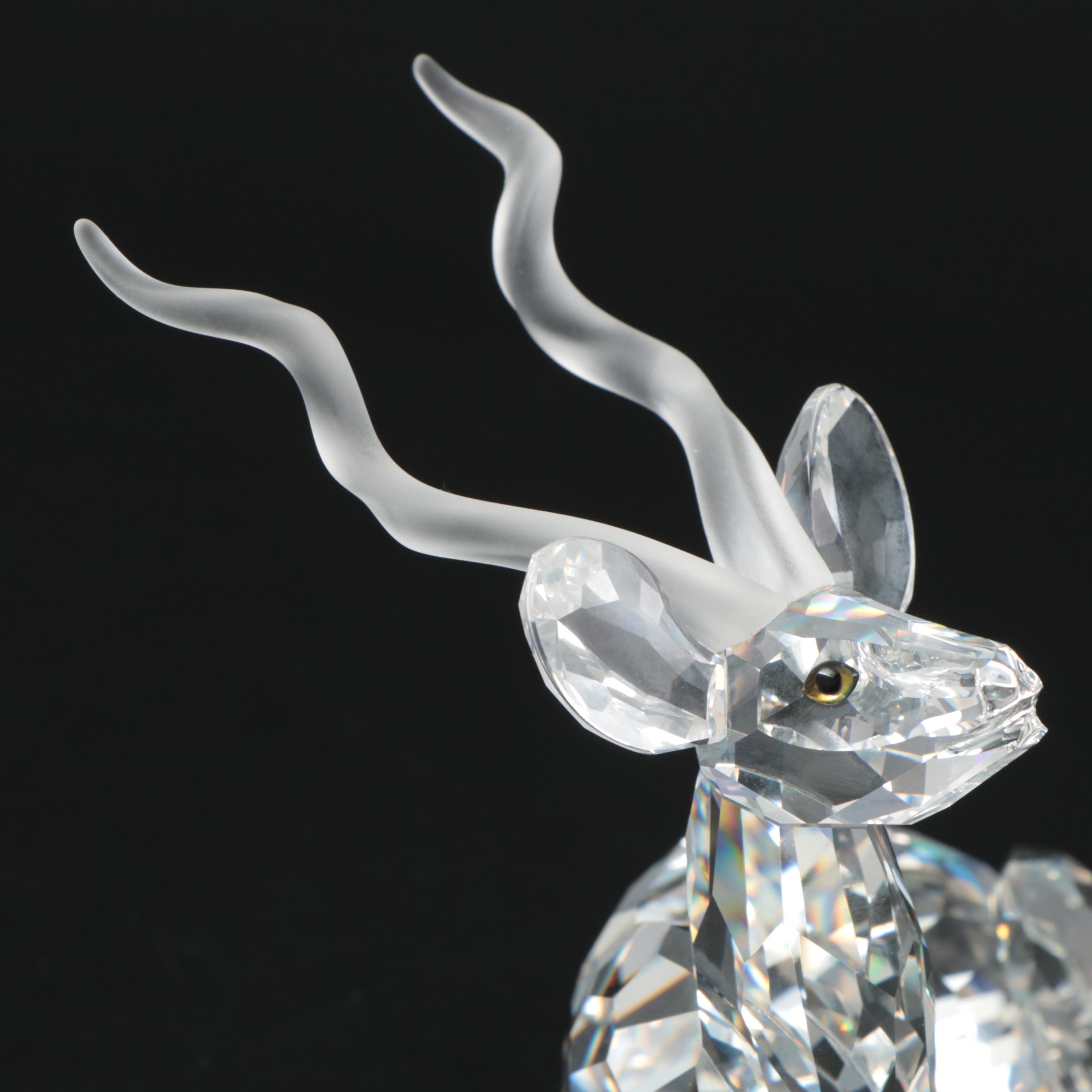 Swarovski Crystal "Solaris" Candle Holder with "Solifor" Bud Vase and More