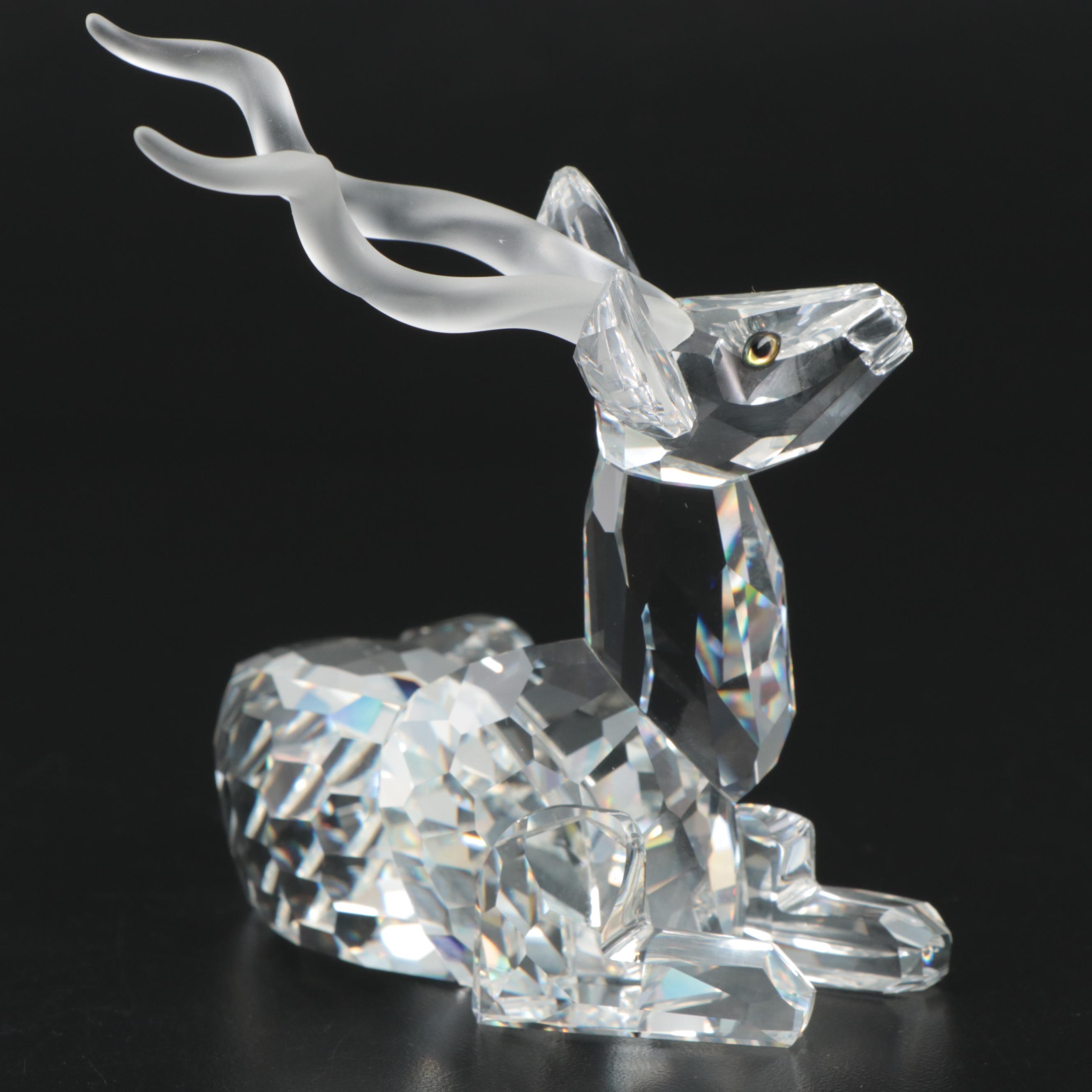 Swarovski Crystal "Solaris" Candle Holder with "Solifor" Bud Vase and More