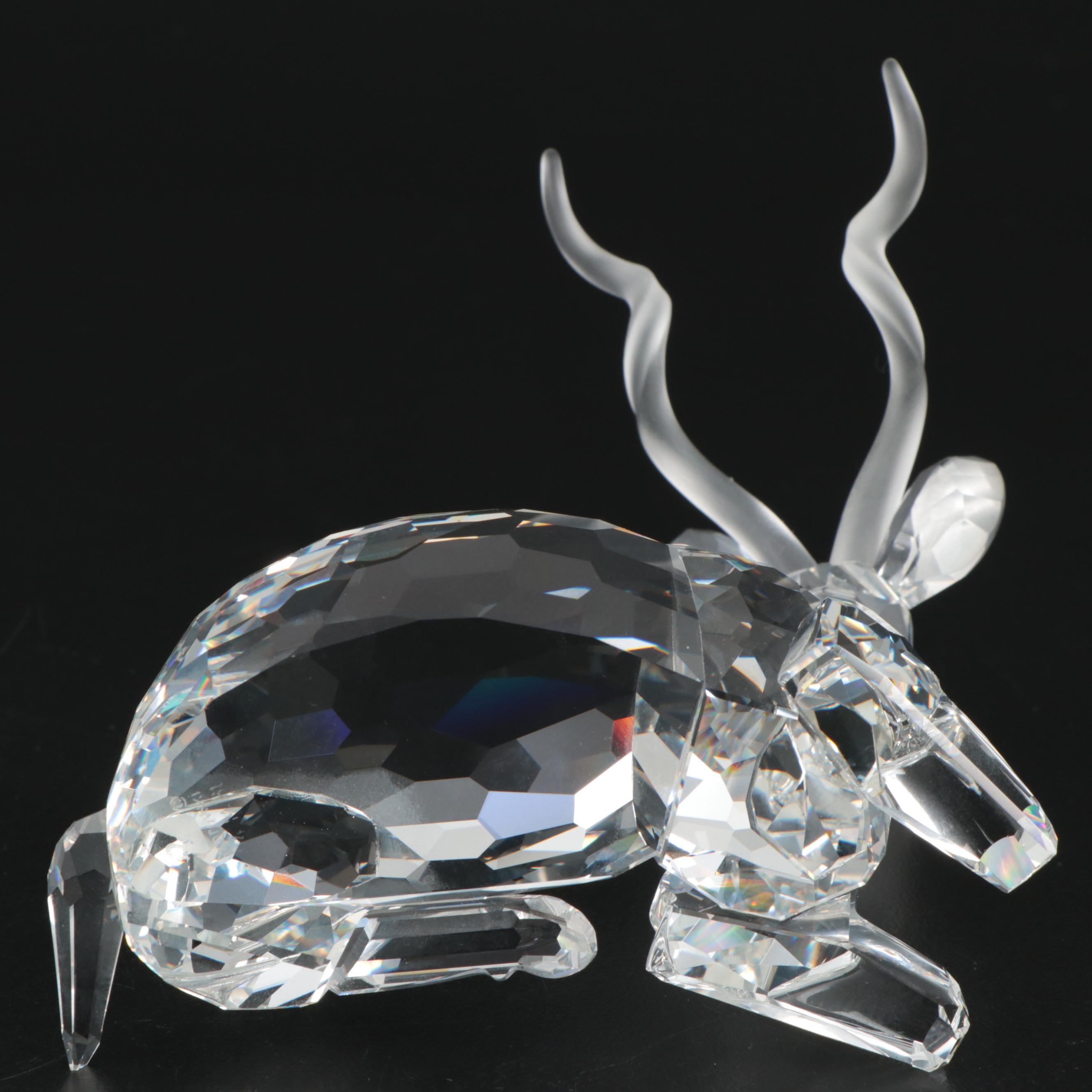 Swarovski Crystal "Solaris" Candle Holder with "Solifor" Bud Vase and More