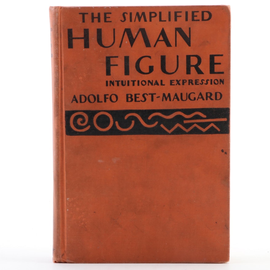 First Edition "The Simplified Human Figure" by Adolfo Best-Maugard, 1936