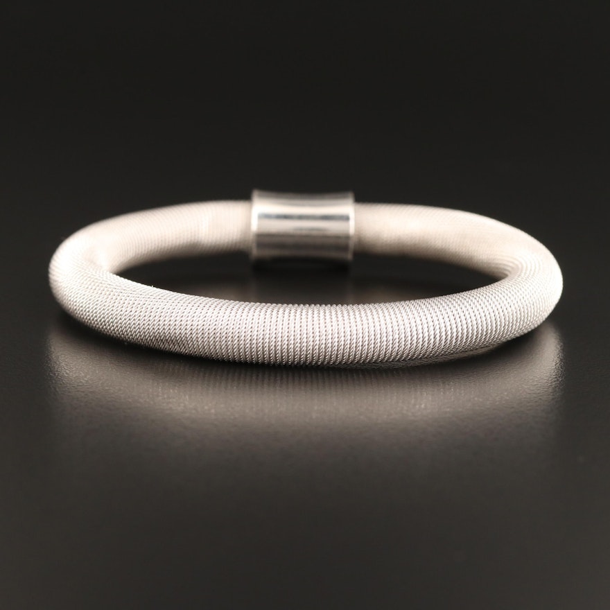 Sterling Silver Cable Wrap Bracelet