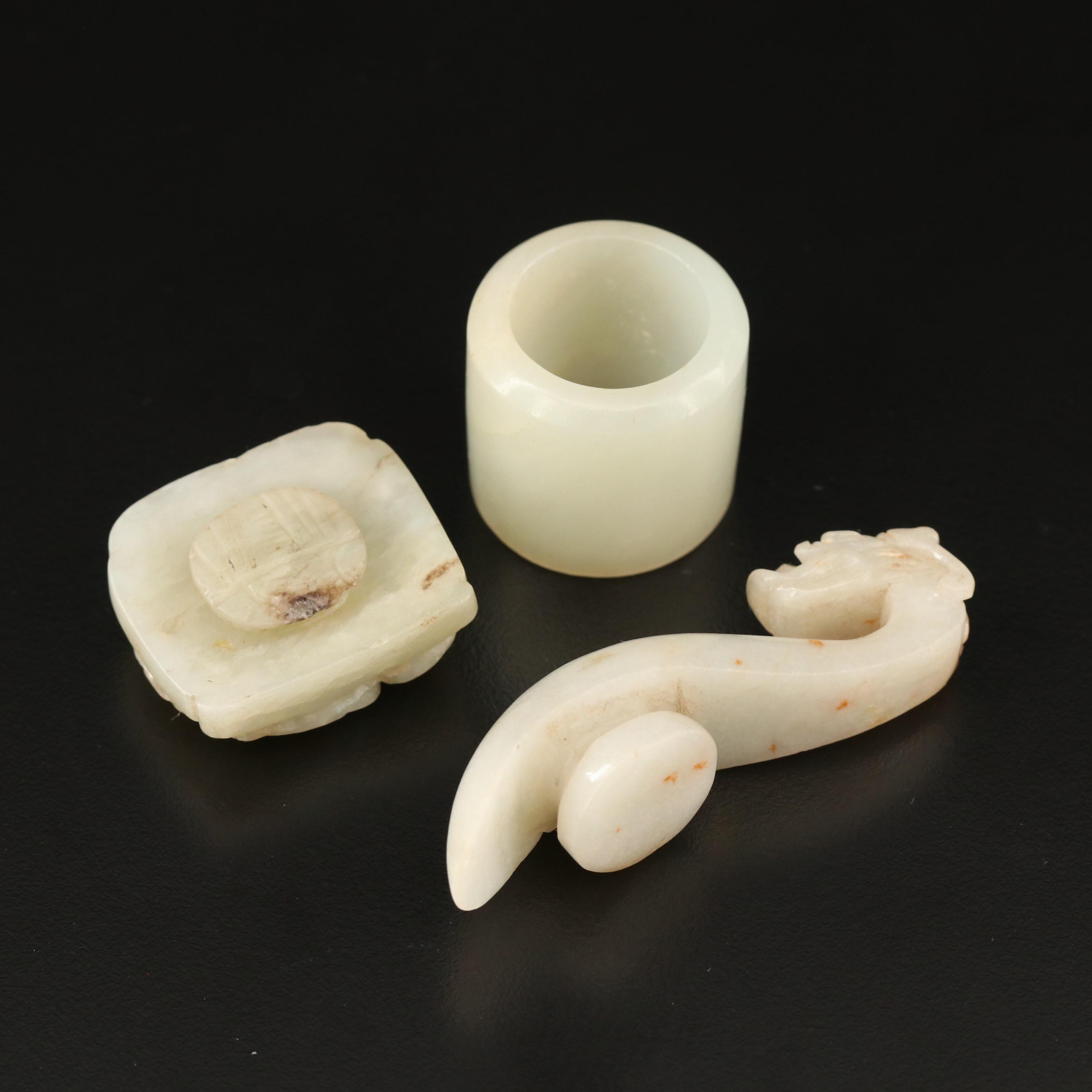 Loose Jadeite and Nephrite Carvings