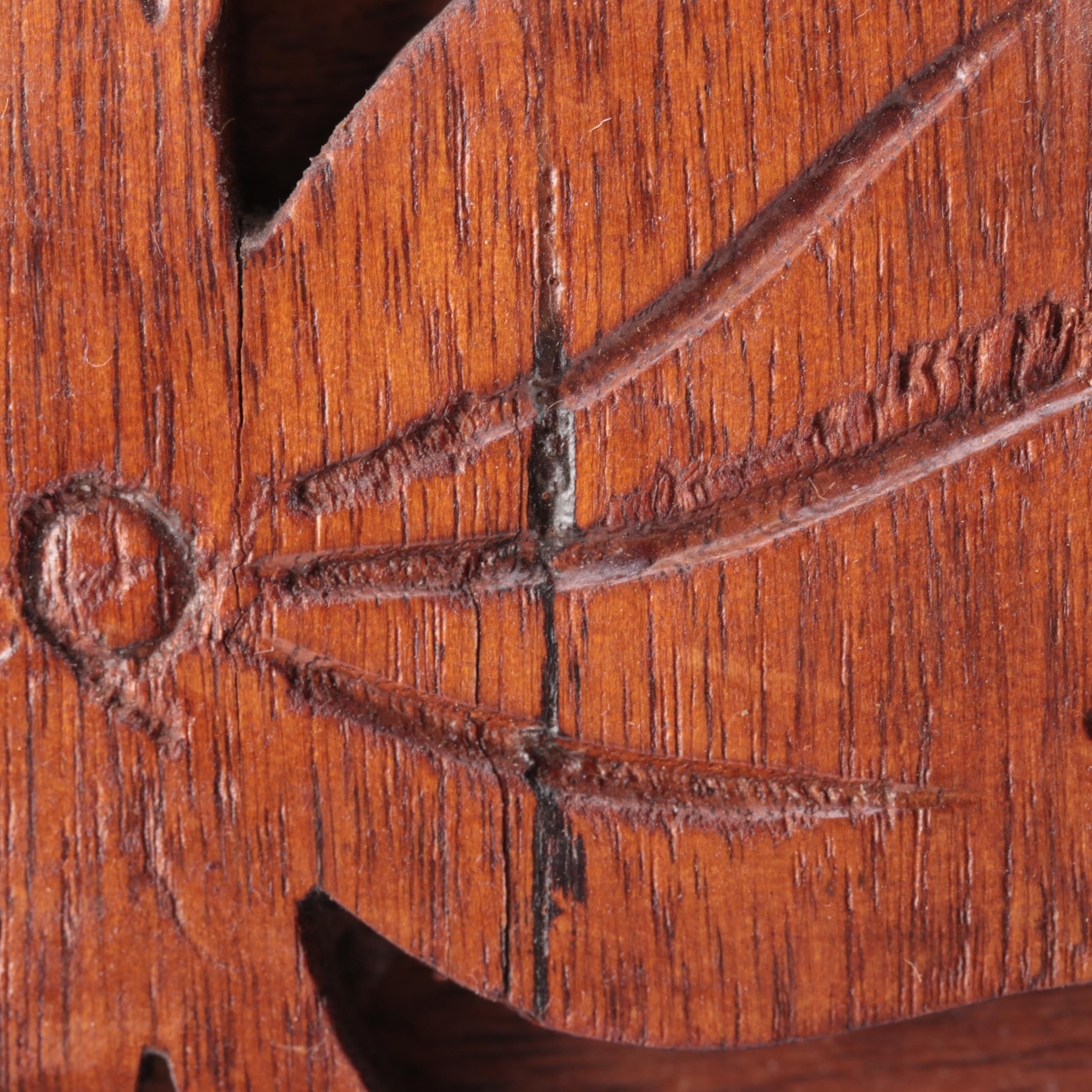 New Haven Clock Co Walnut Gingerbread Clock, Late 19th to Early 20th Century