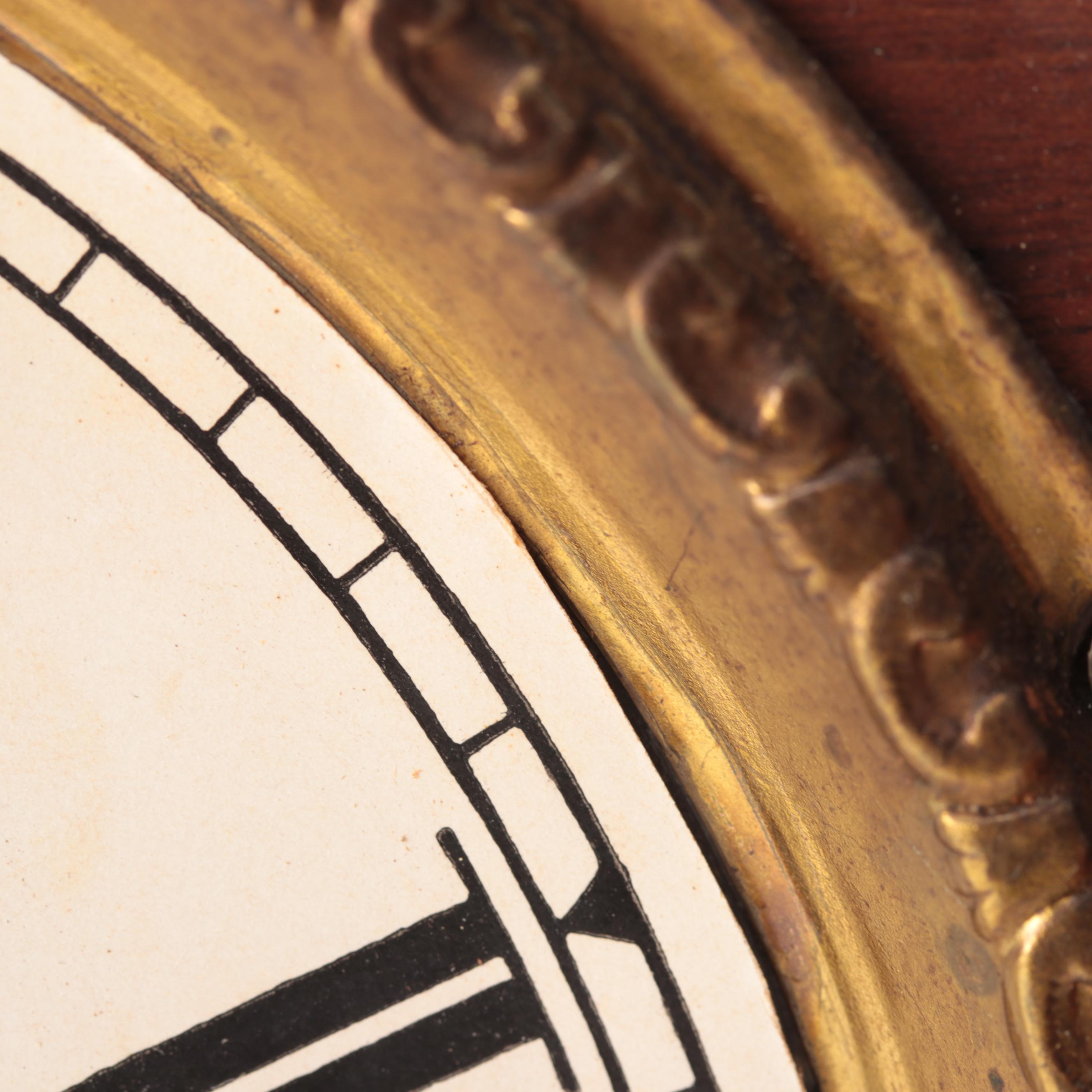 New Haven Clock Co Walnut Gingerbread Clock, Late 19th to Early 20th Century